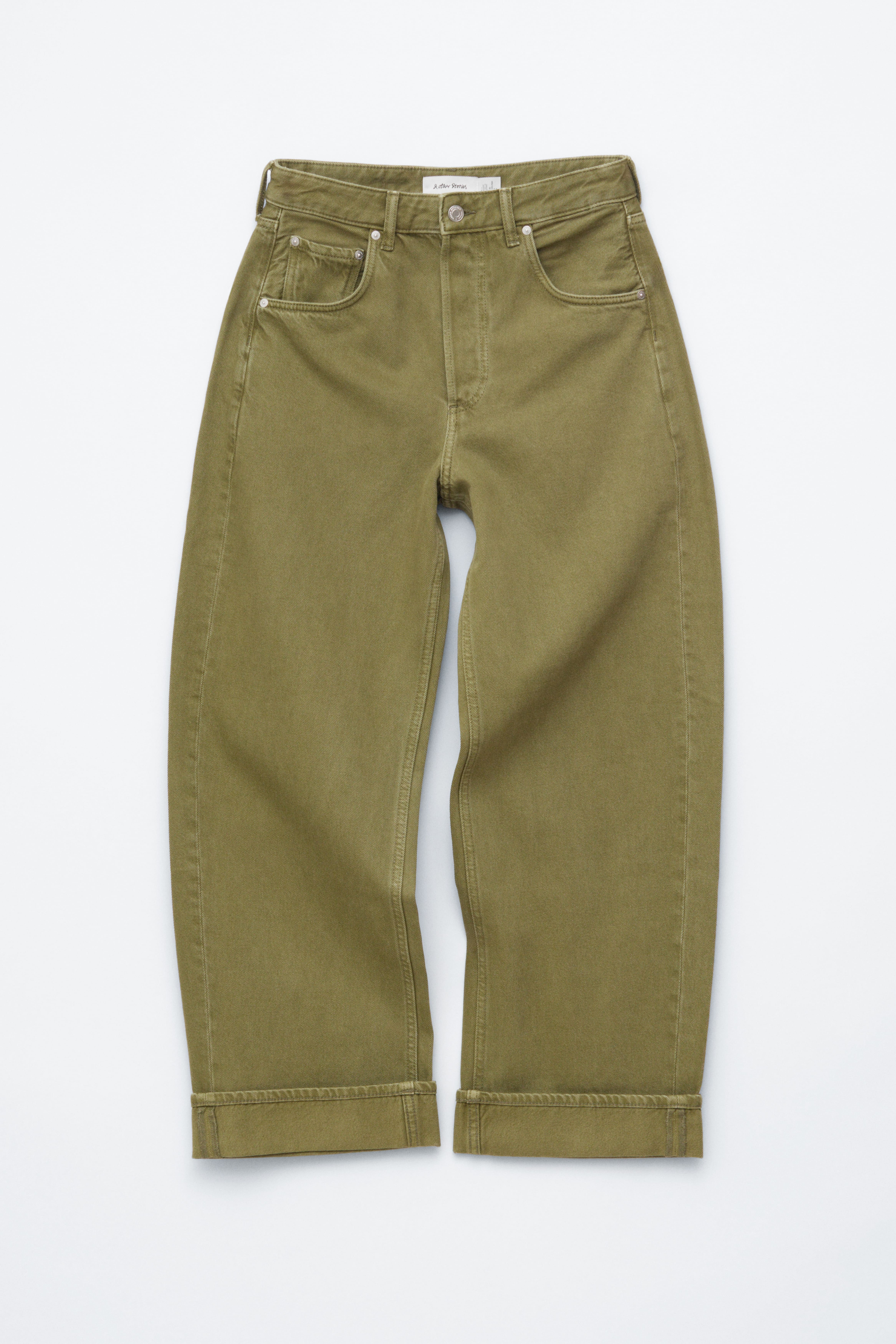 Jeans mit Barrel-Bein - Khaki/Dunkelblau/Hellblau/Rostbraun/Mittelblau/Schwarz