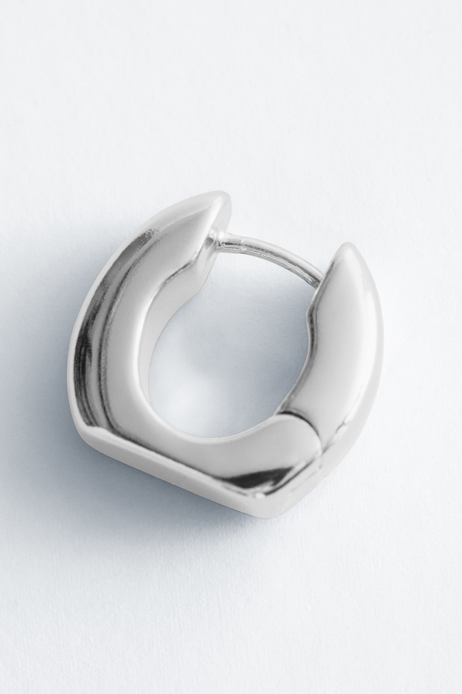 Orecchini a cerchio chunky - Argento/Oro - 3