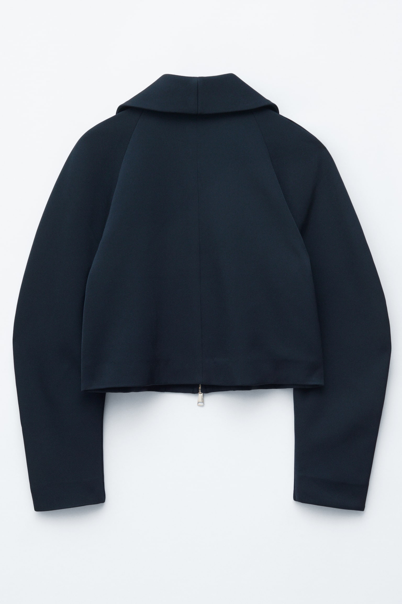 Giacca con maniche scultoree - Blu navy - 3