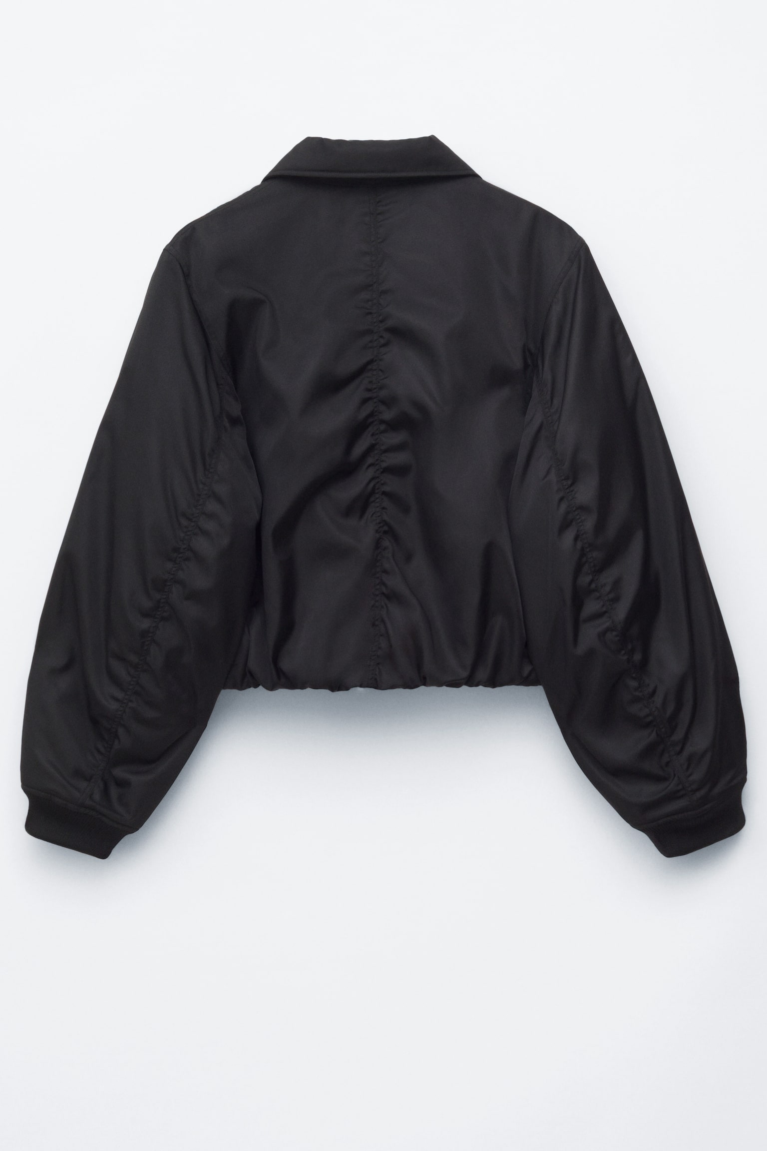 Verkürzte Bomberjacke - Schwarz - 9
