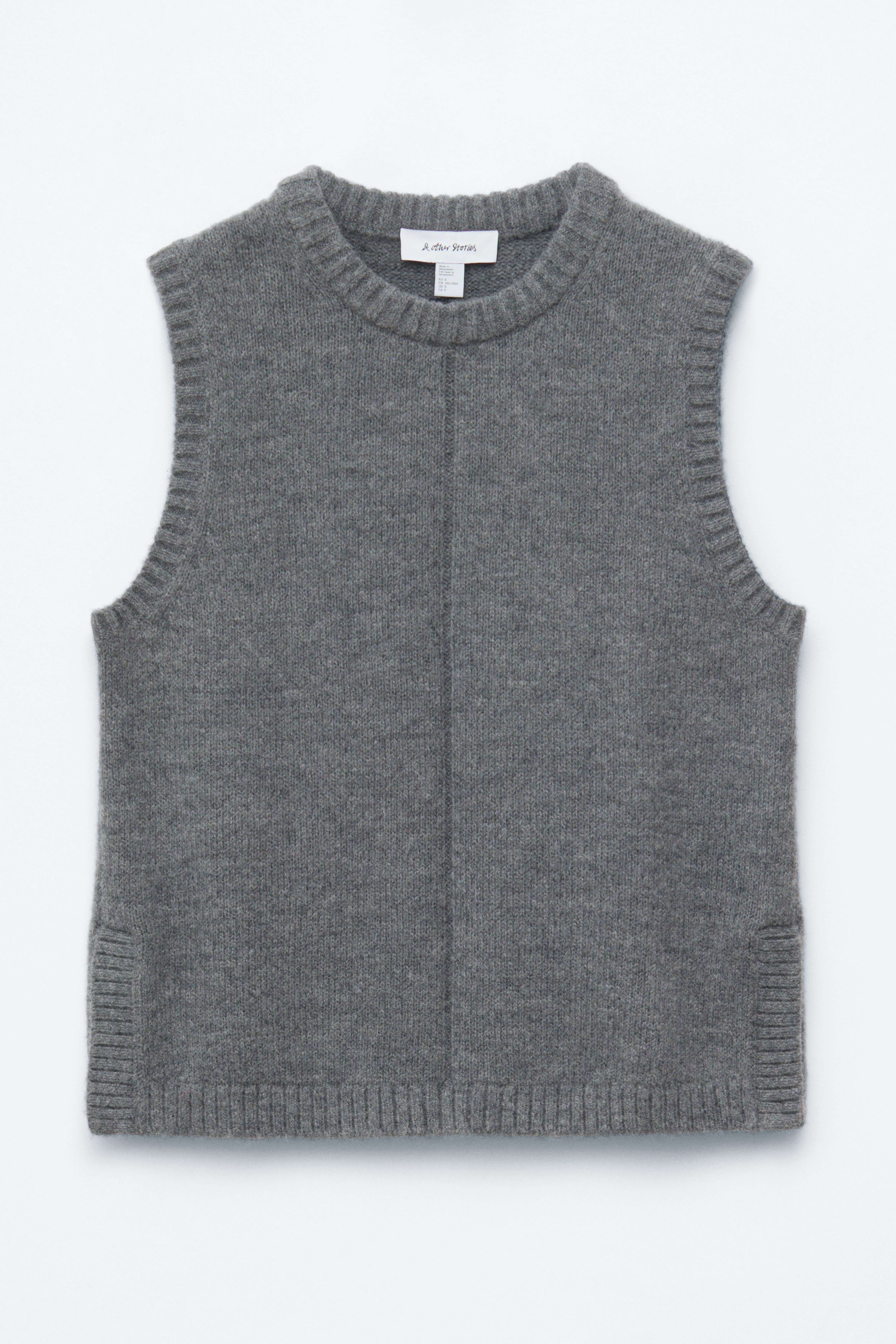 Strickpullunder - Dunkelgrau/Navyblau