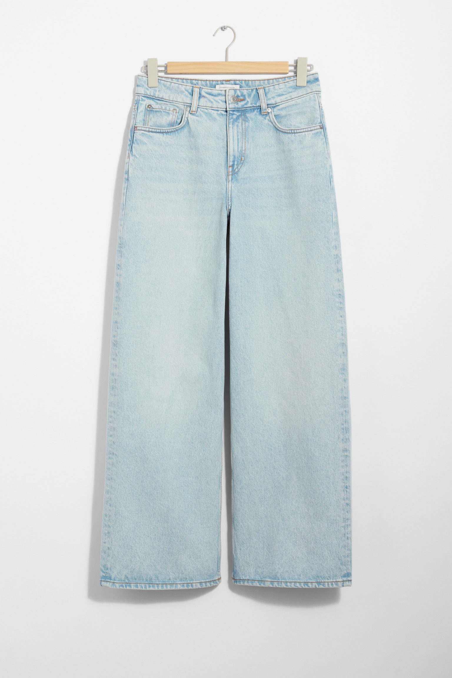 Wide Long Jeans - Pale Blue/Mid Blue/Black - 2