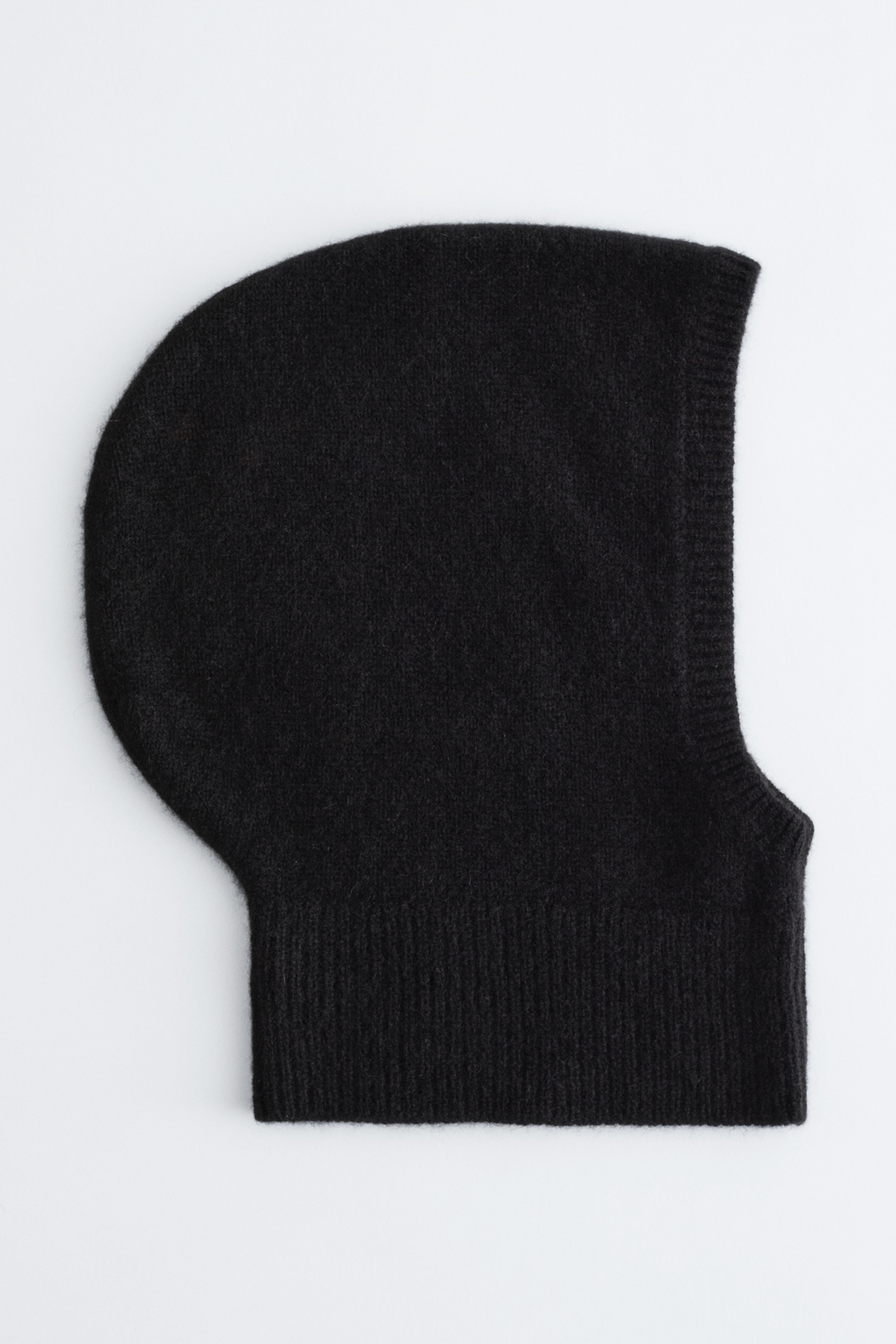 Cagoule ajustée en cachemire - Noir/Taupe