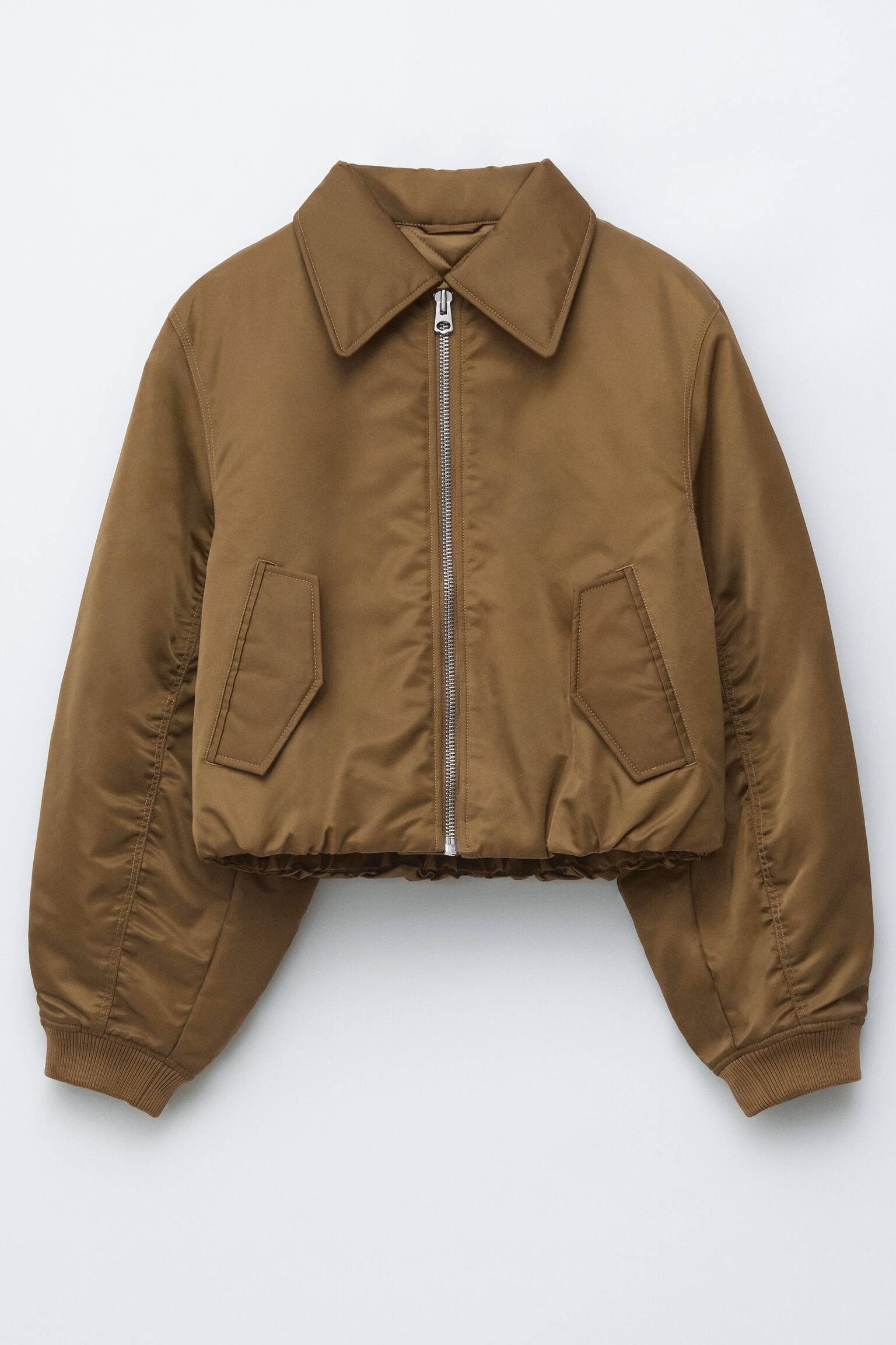 Cropped bomberjack - Kakibruin - 2