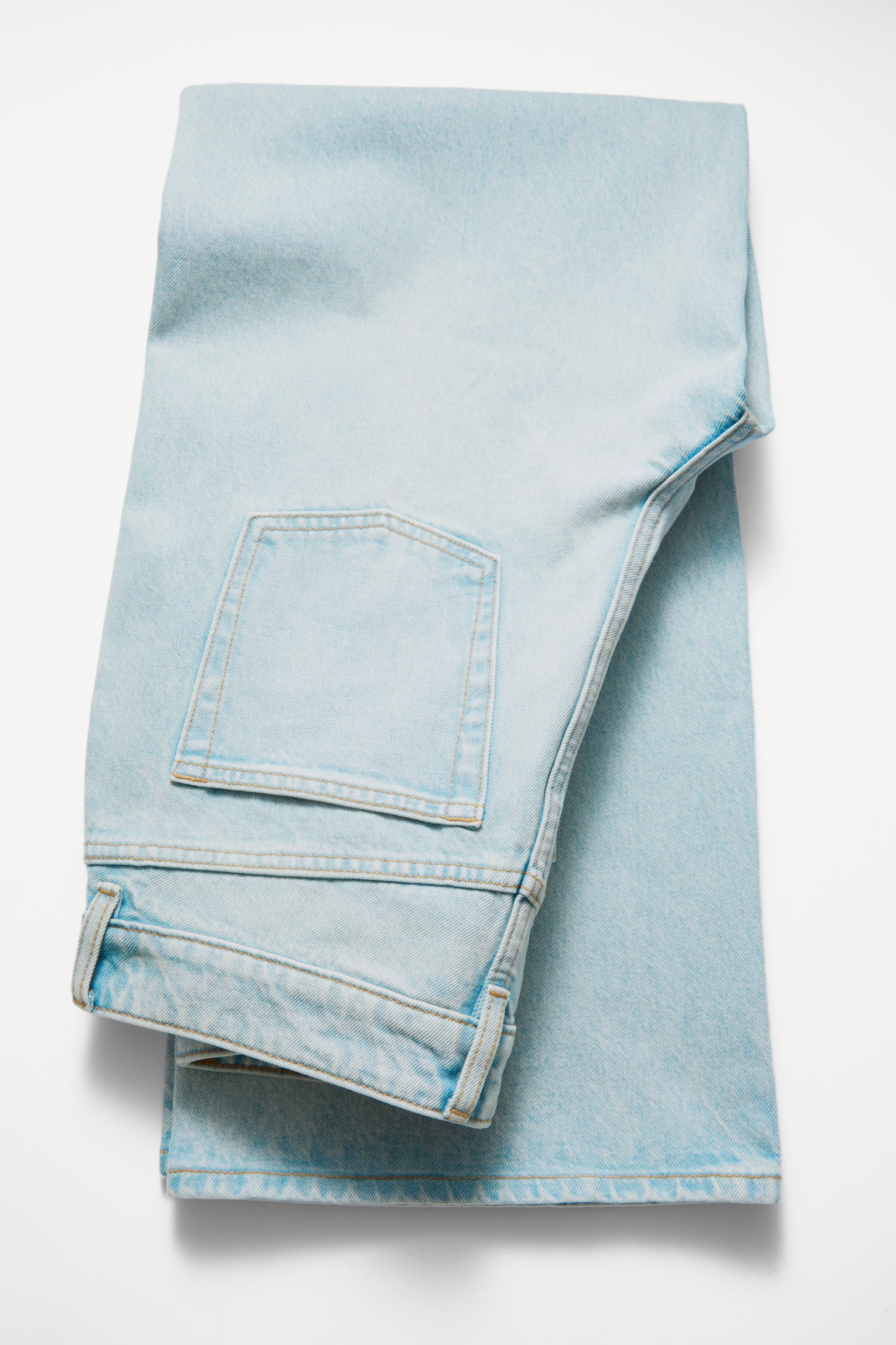 Wide Long Jeans - Pale Blue/Mid Blue/Black - 6