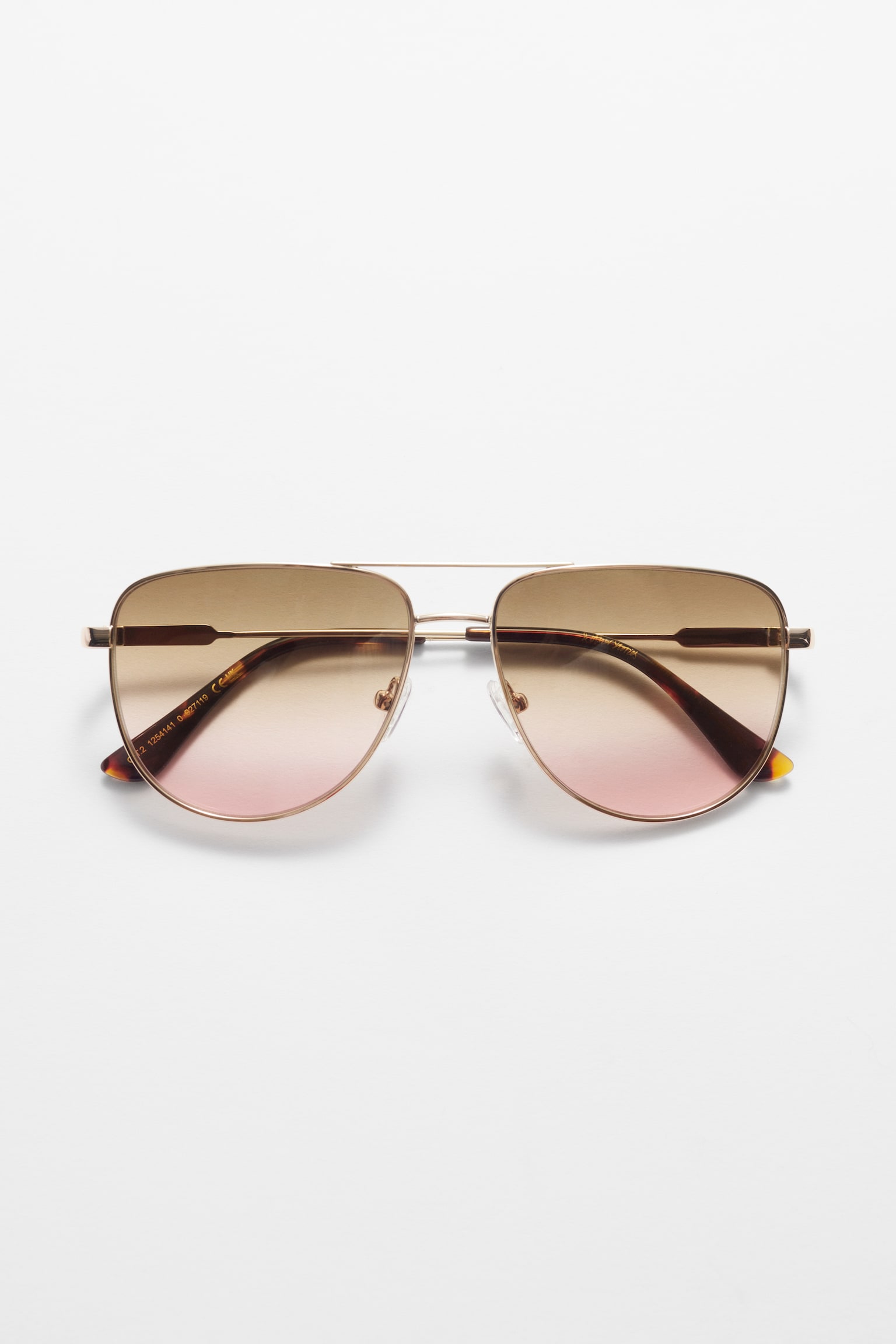 Aviator Sunglasses - Brown - 1