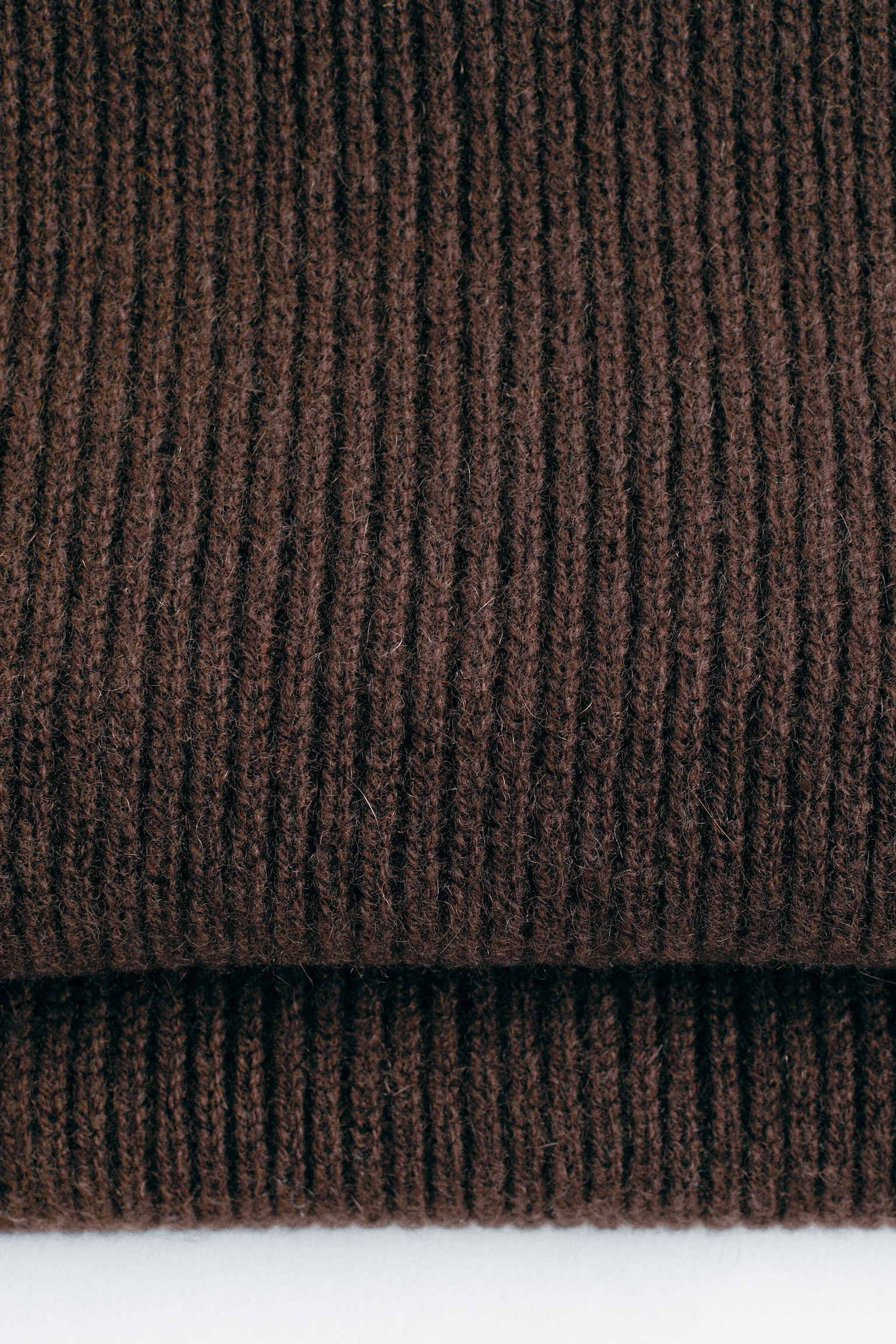 Sciarpa in cashmere - Marrone scuro/Nero/Blu navy/Verde - 5