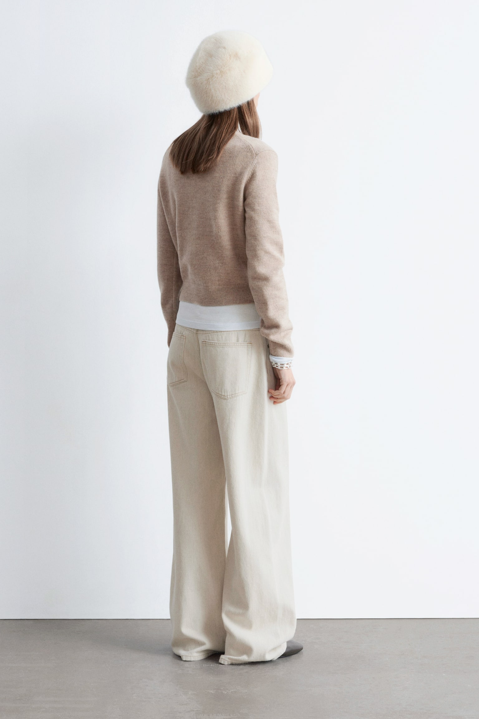 Gebreide trui - Lichtgreige gemêleerd/Rood/Zwart/Lichtblauw gemêleerd - 5