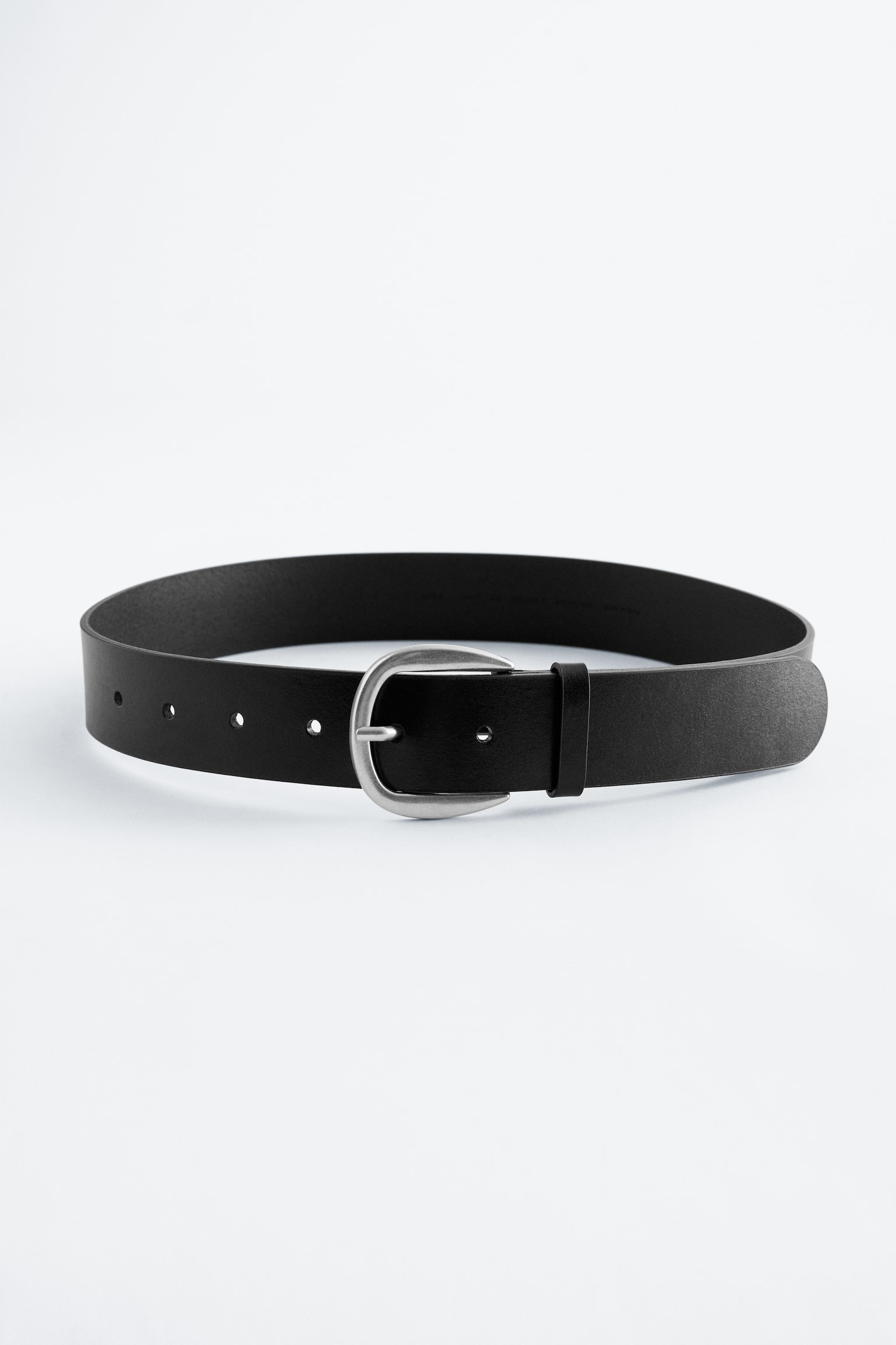 Ledergürtel - Schwarz/Dunkelbraun