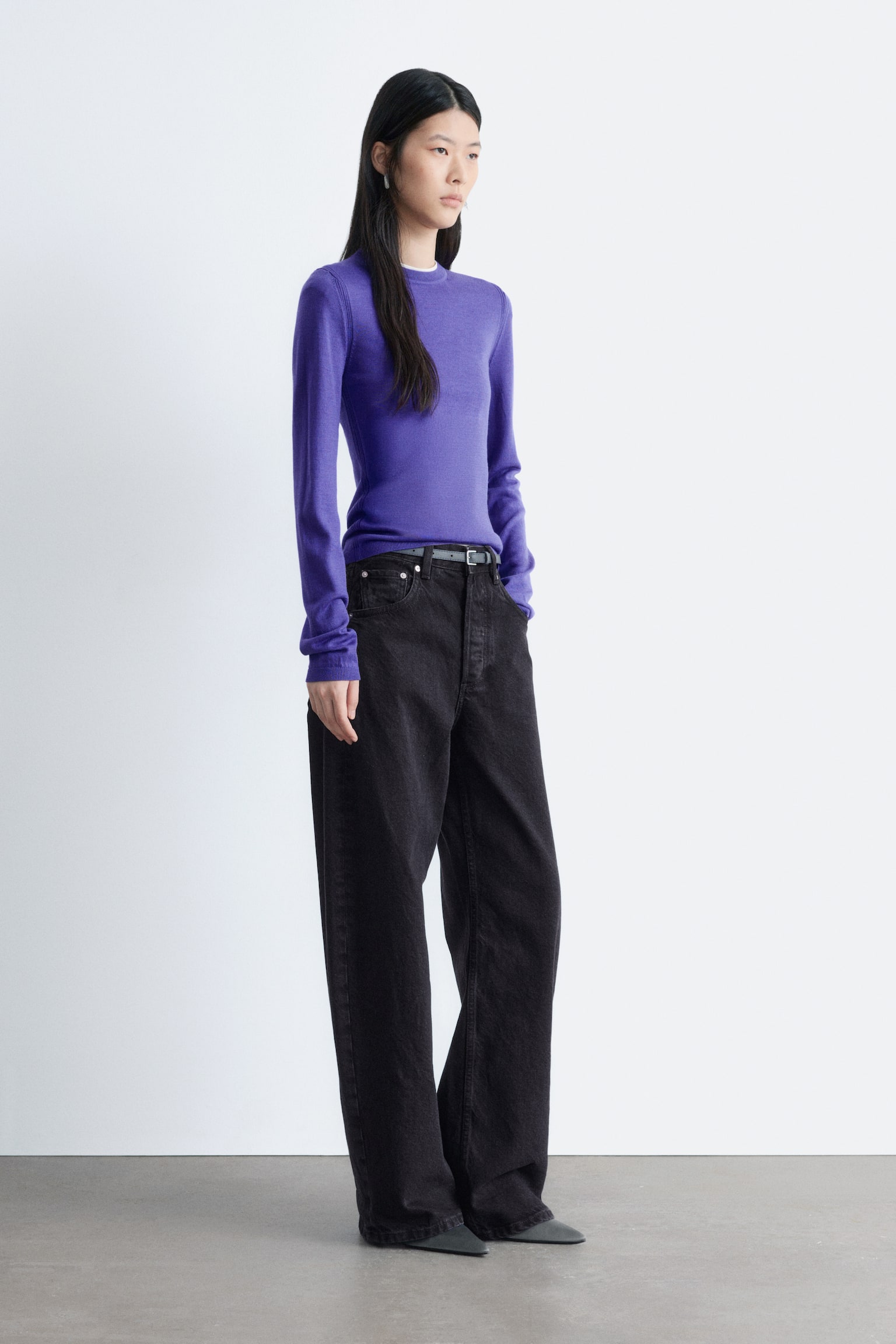 Jeans mit Barrel-Bein - Schwarz/Khaki/Dunkelblau/Rostbraun/Hellblau/Mittelblau - 7