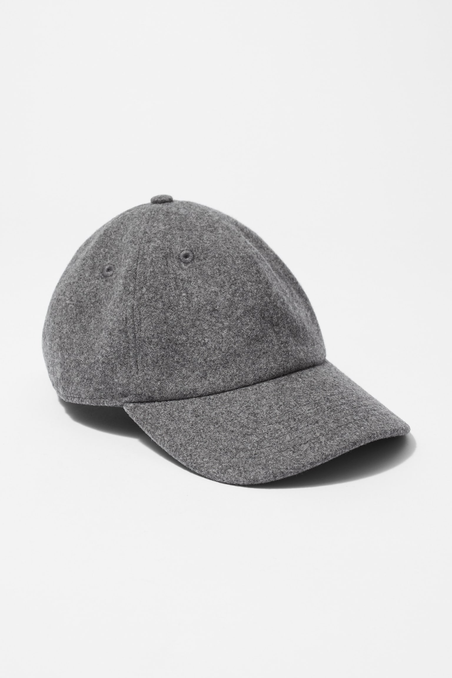 Felt Baseball Cap - Grey - 2