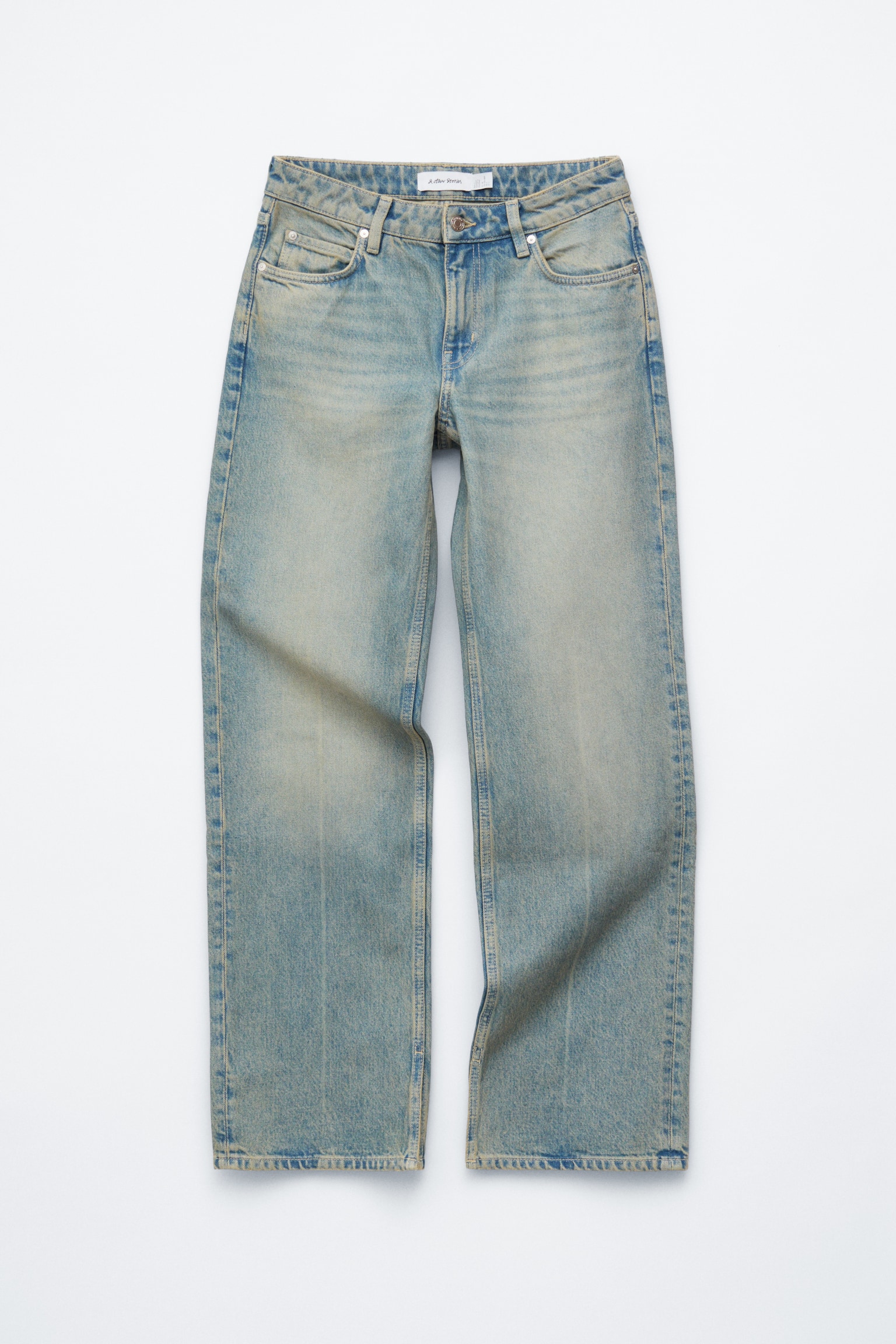 Jeans mit geradem Bein - Verwaschenes Hellblau - 2