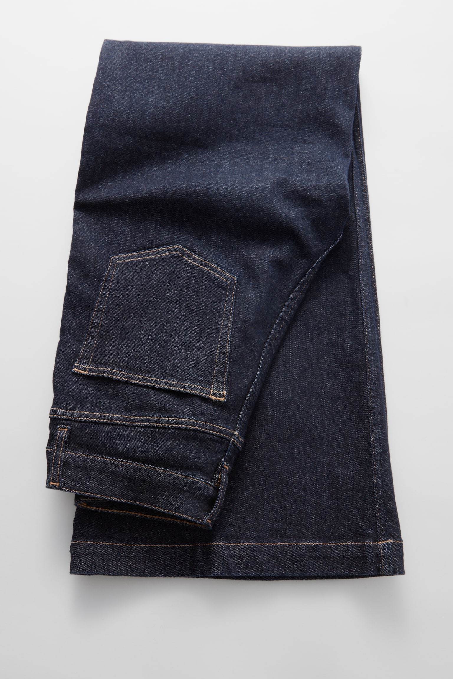 Flared Jeans - Mid-Blue/Washed Black - 3