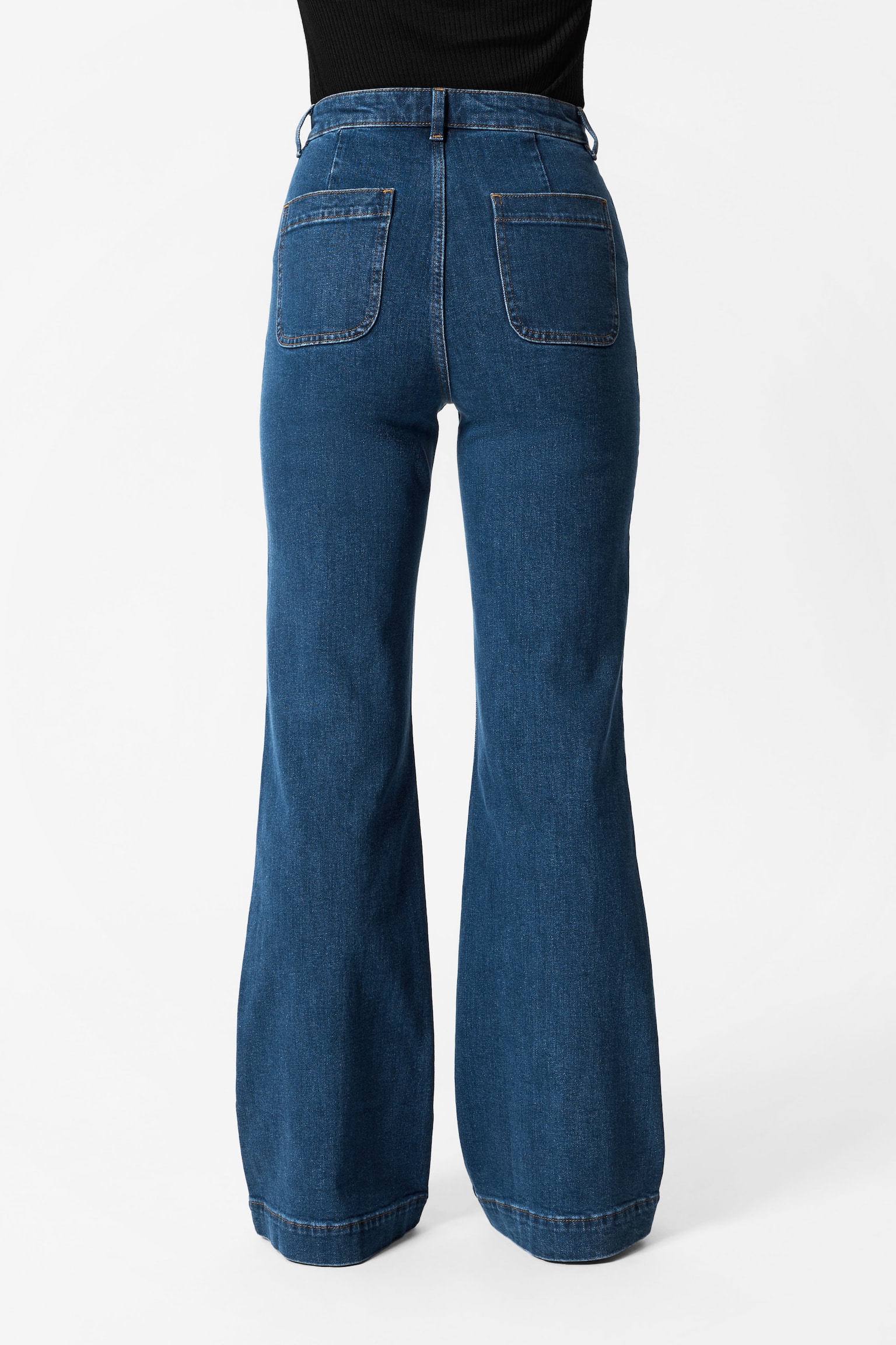 Flared Jeans - New Blue/Mid Blue - 3