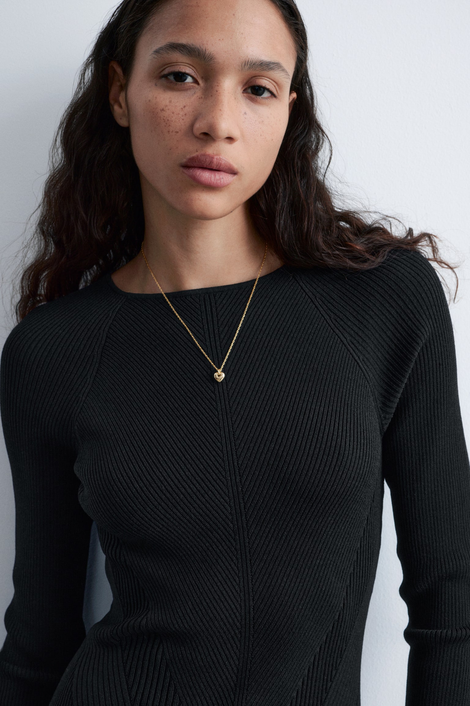 Collana con ciondolo a cuore - Oro/Argento - 1