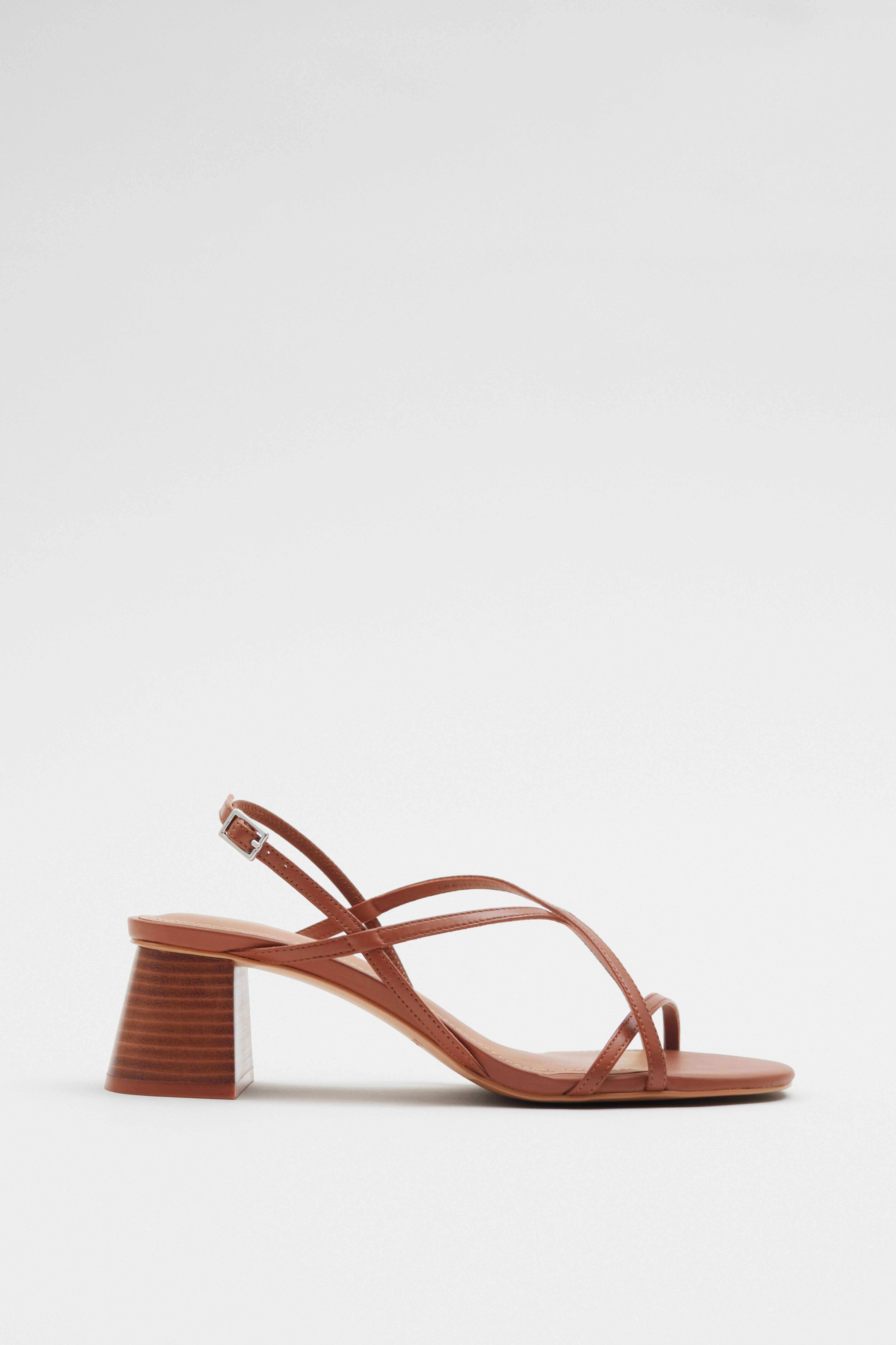 H&m strappy leather shops sandals