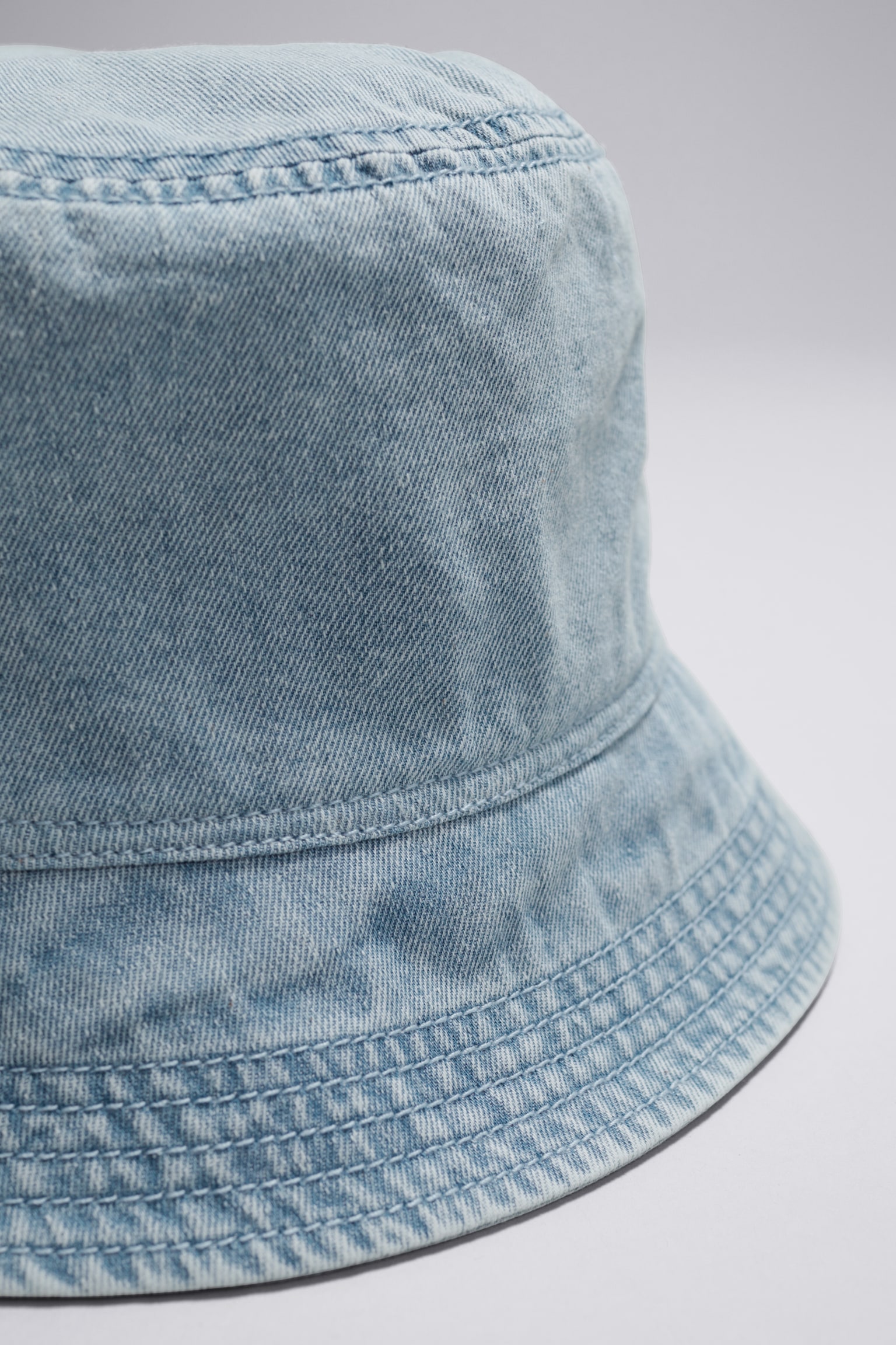 Denim Bucket Hat - Washed blue - 3