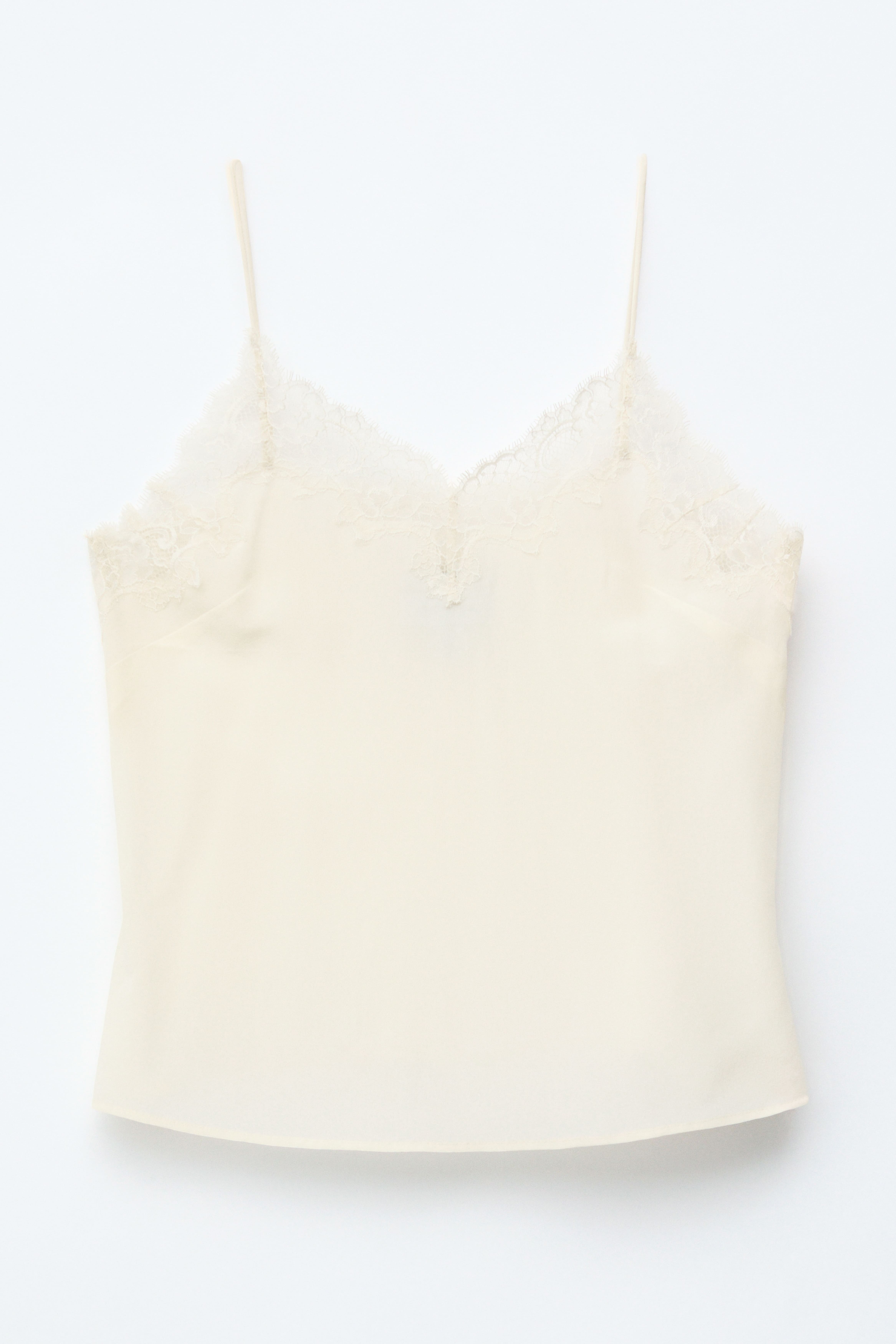 Canotta in seta - Bianco