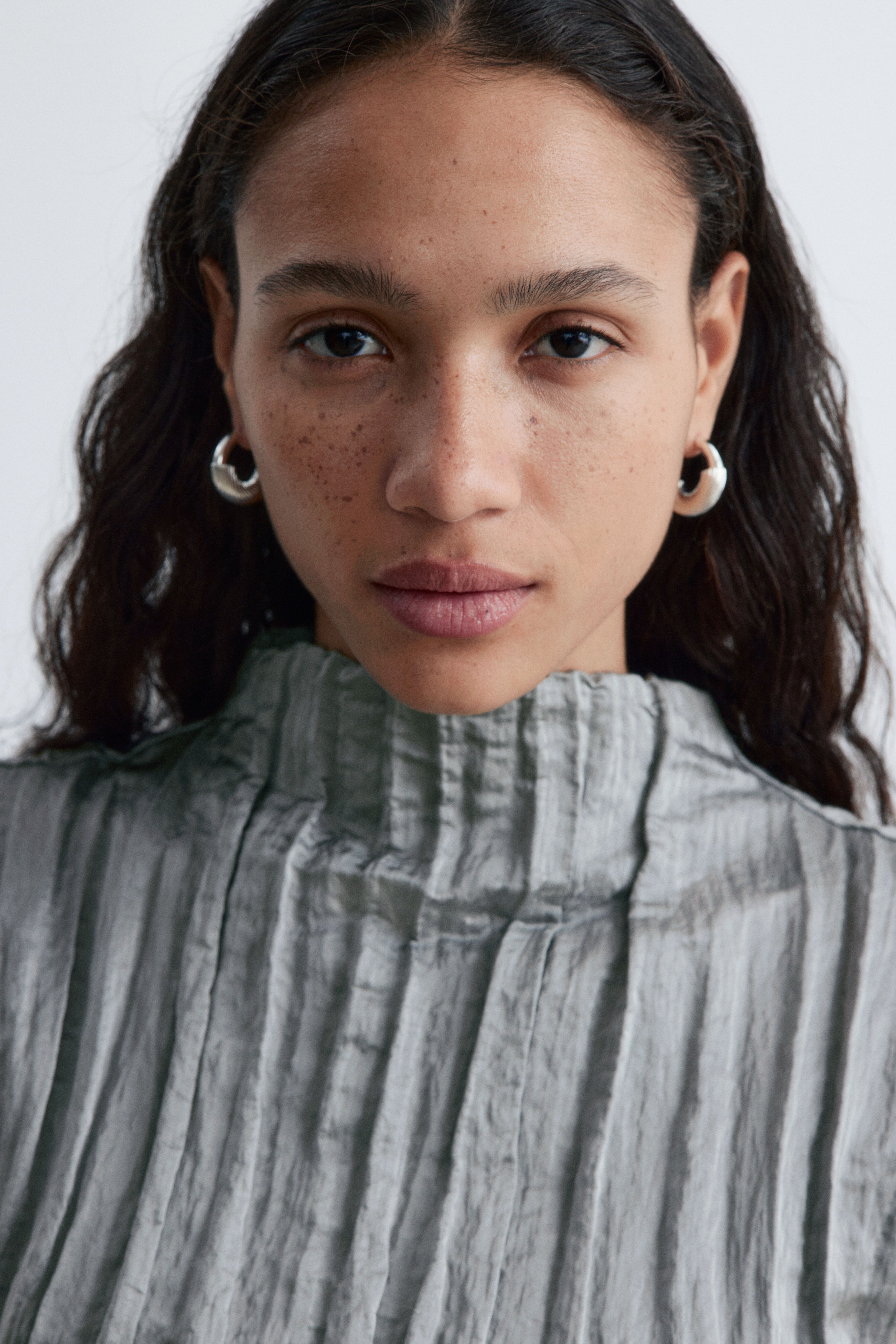 Orecchini pendenti a catena - Argento/Oro