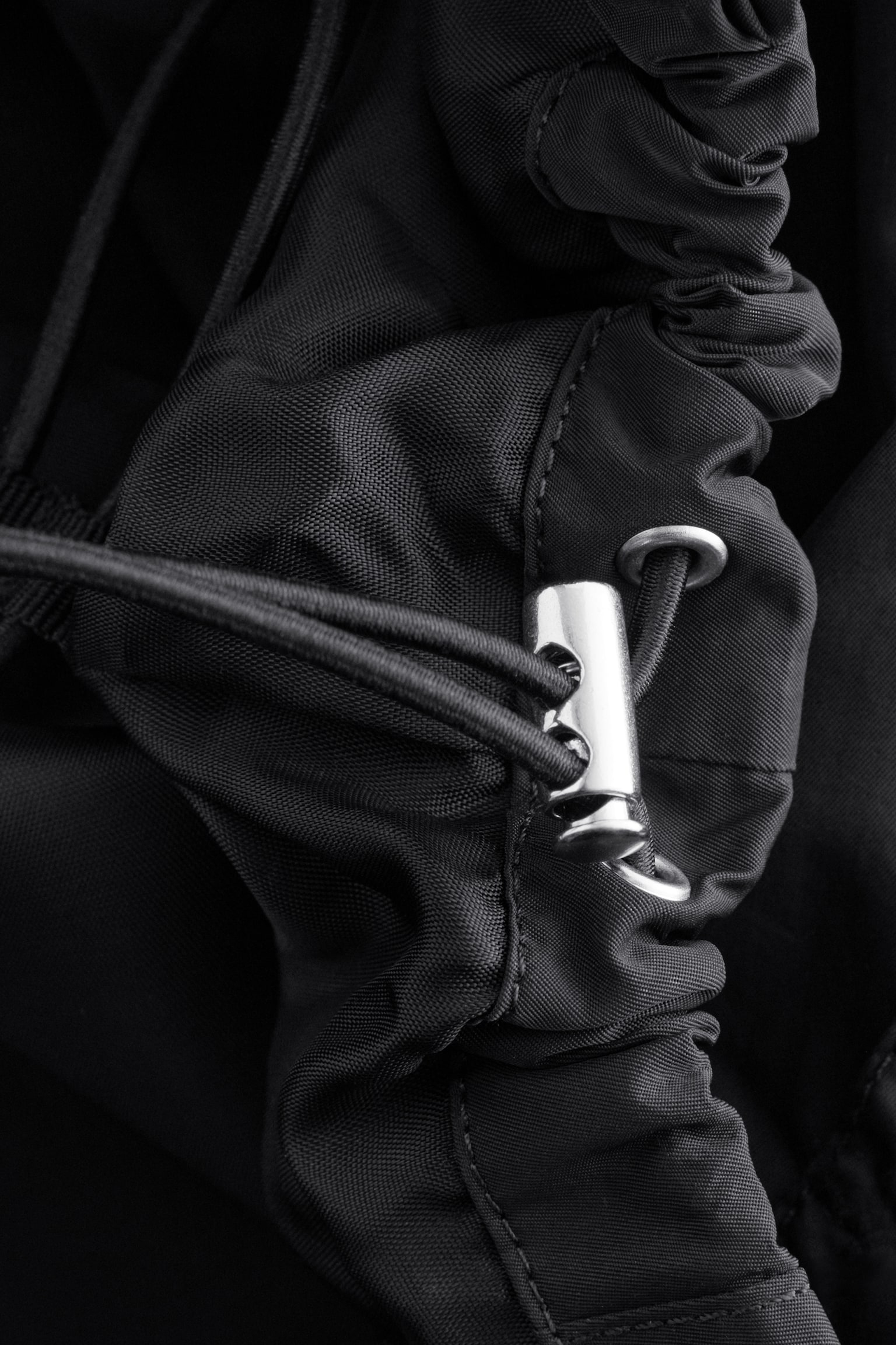 Anorak con cappuccio - Nero/Arancione - 9