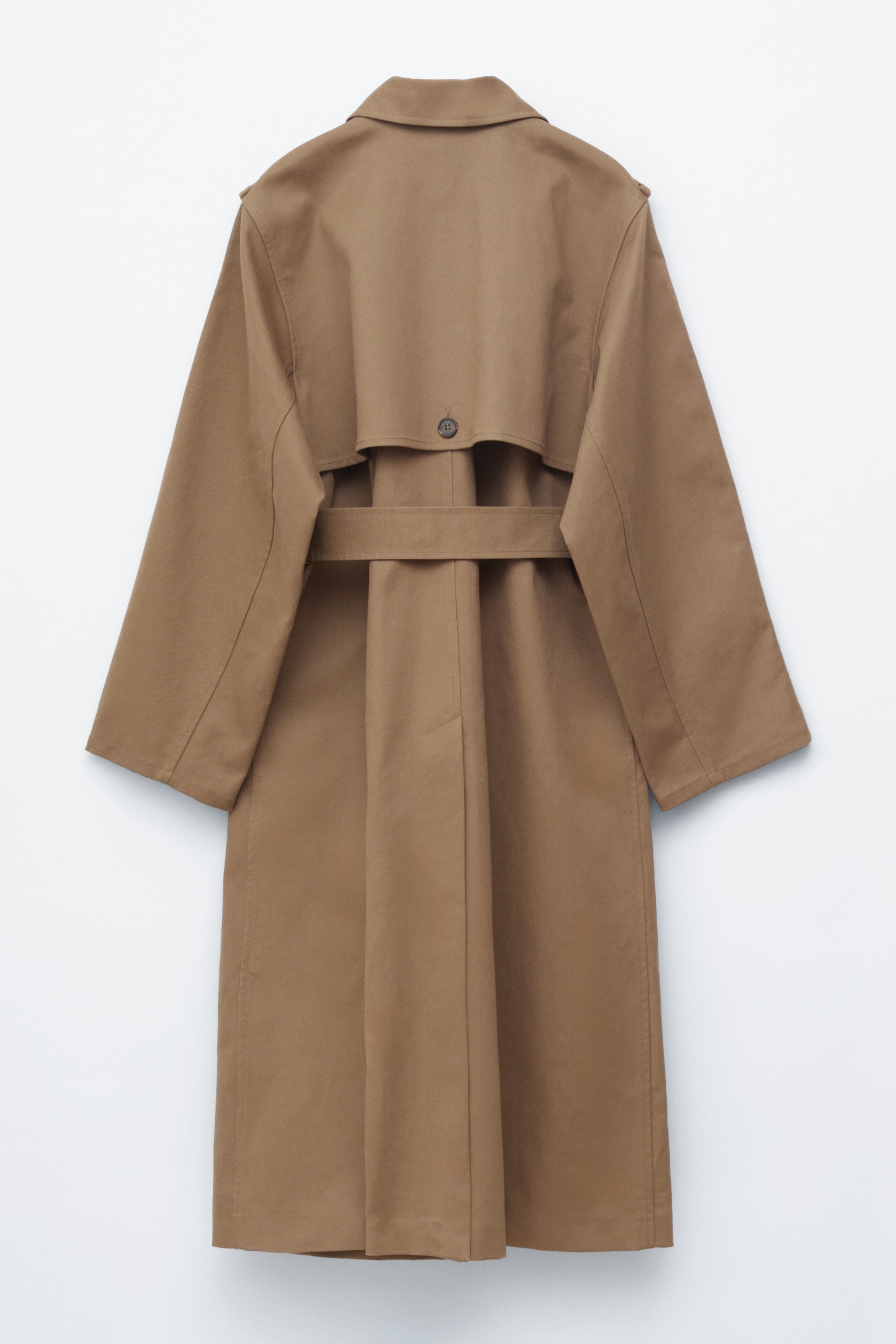 Trench-coat ceinturé - Beige foncé - 11