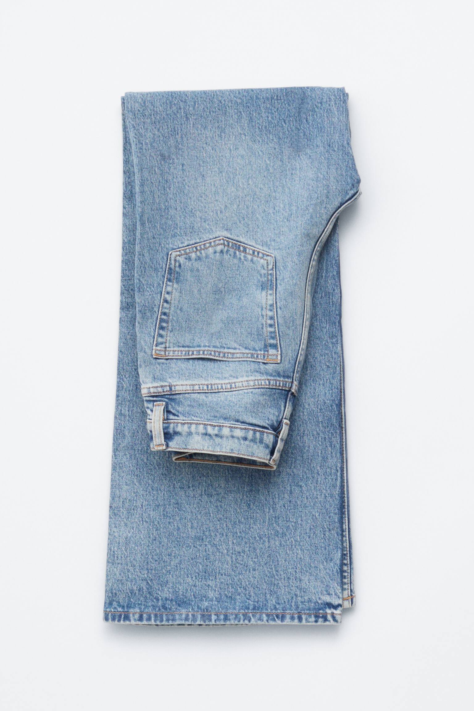 Jeans mit weitem Bein - Hellblau/Dunkelrot/Mittelblau/Schwarz/Blau/Dunkelblau/Mittelblaue Waschung - 5