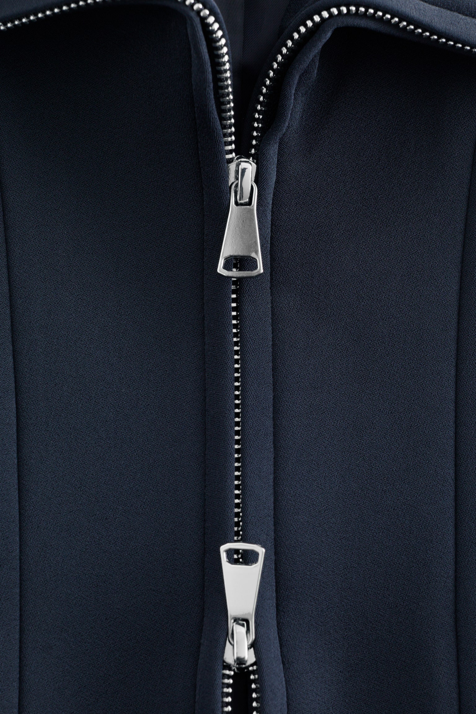 Giacca con maniche scultoree - Blu navy - 7