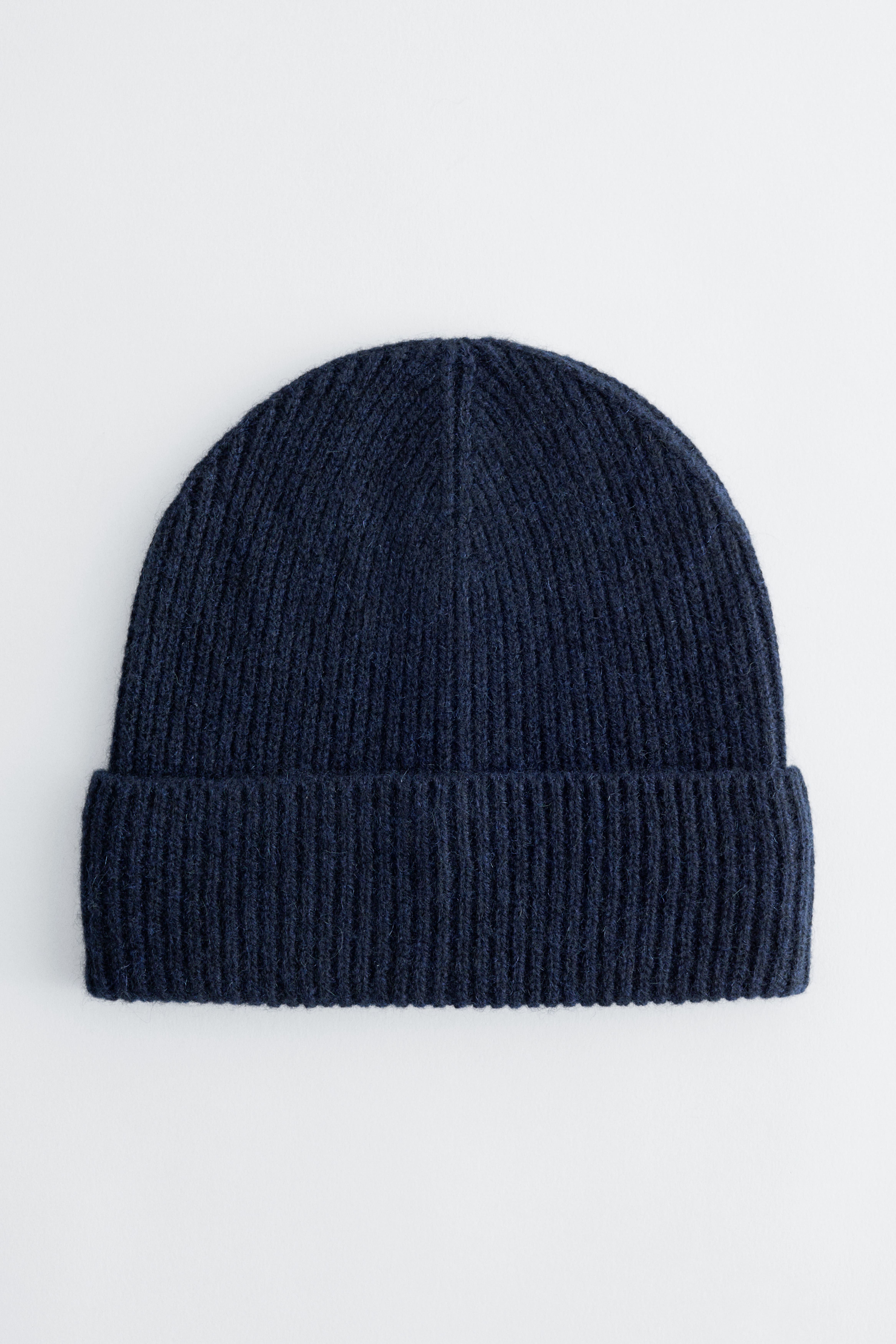 Mütze aus Kaschmir - Navyblau/Rosa/Graubraun/Schwarz/Leuchtendes Blau/Blaugrün/Cremefarben