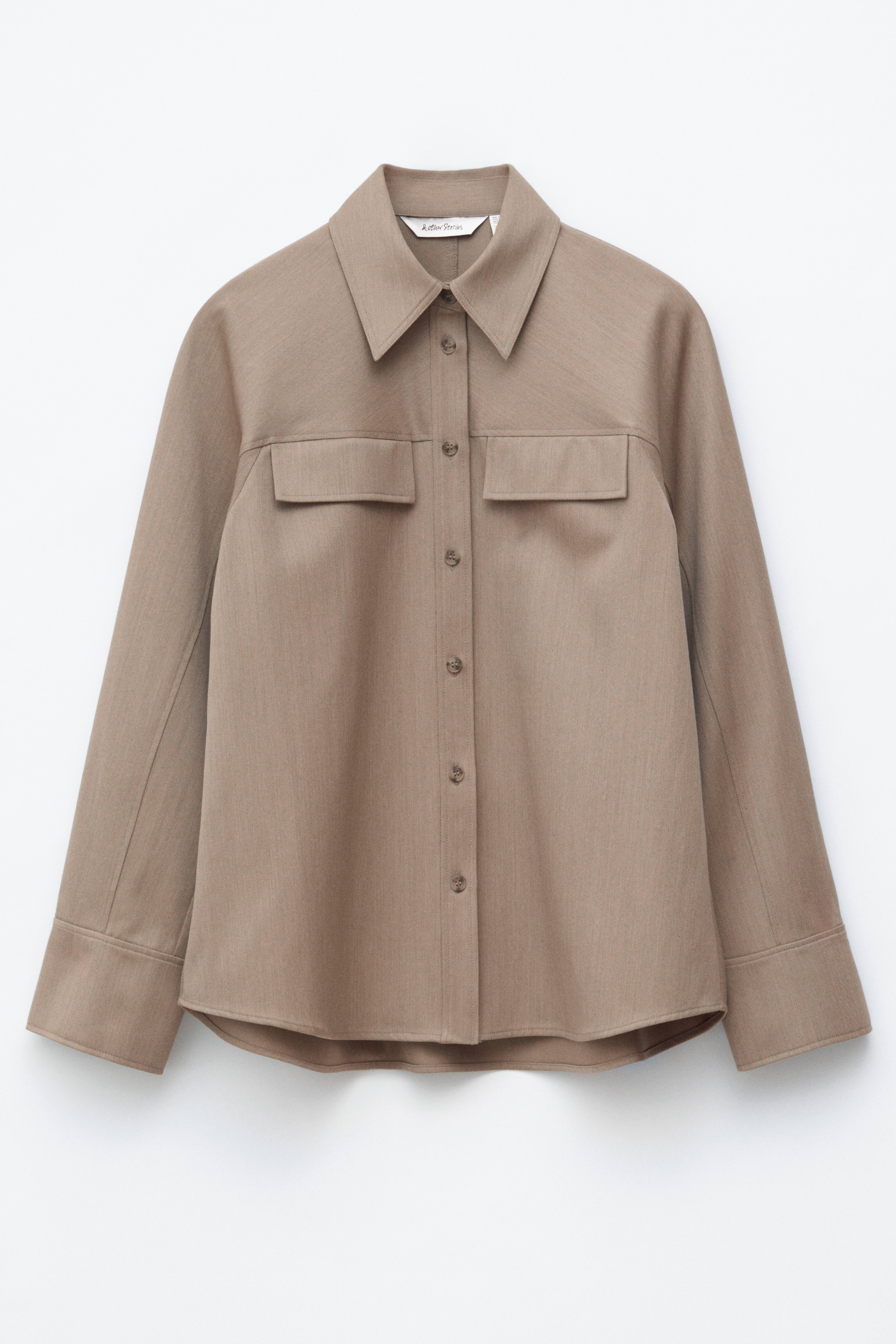 Camicia strutturata in lana e cotone - Talpa