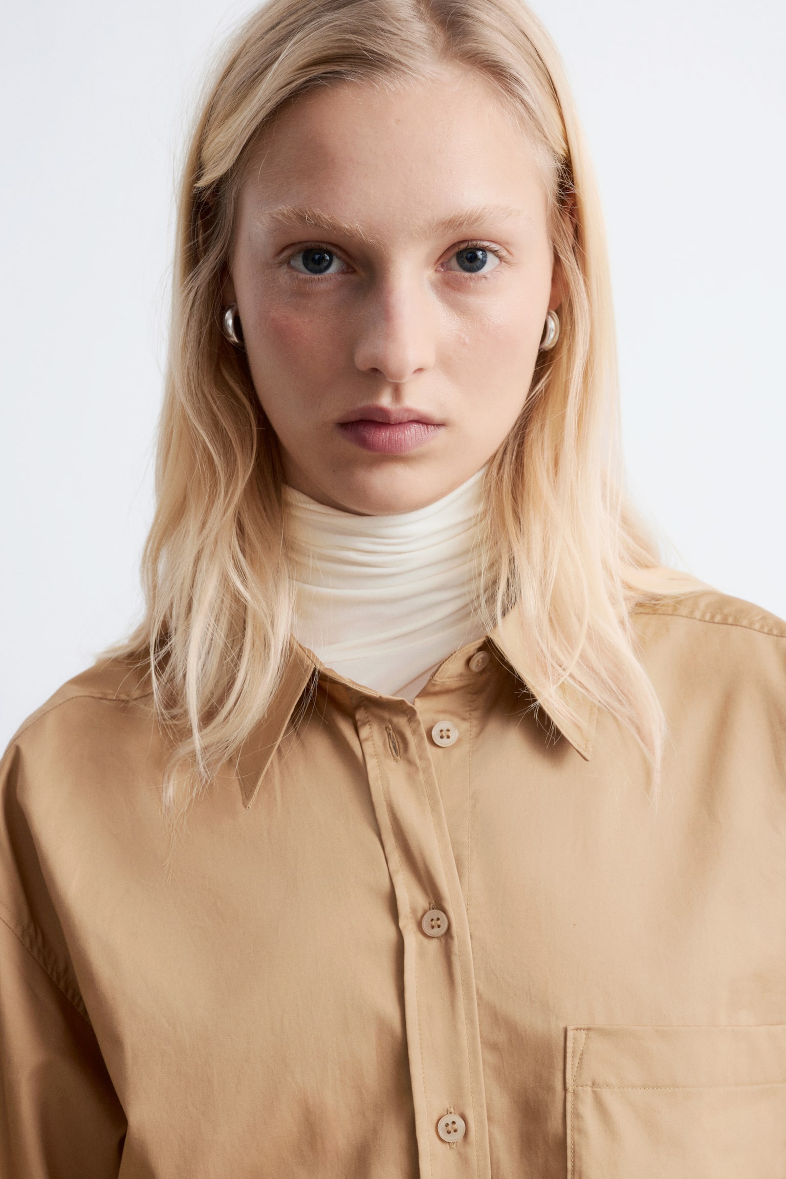 Camicia in cotone - Beige scuro/Righe rosa/rosso/Righe marrone/blu/Bianco/Righe - 7