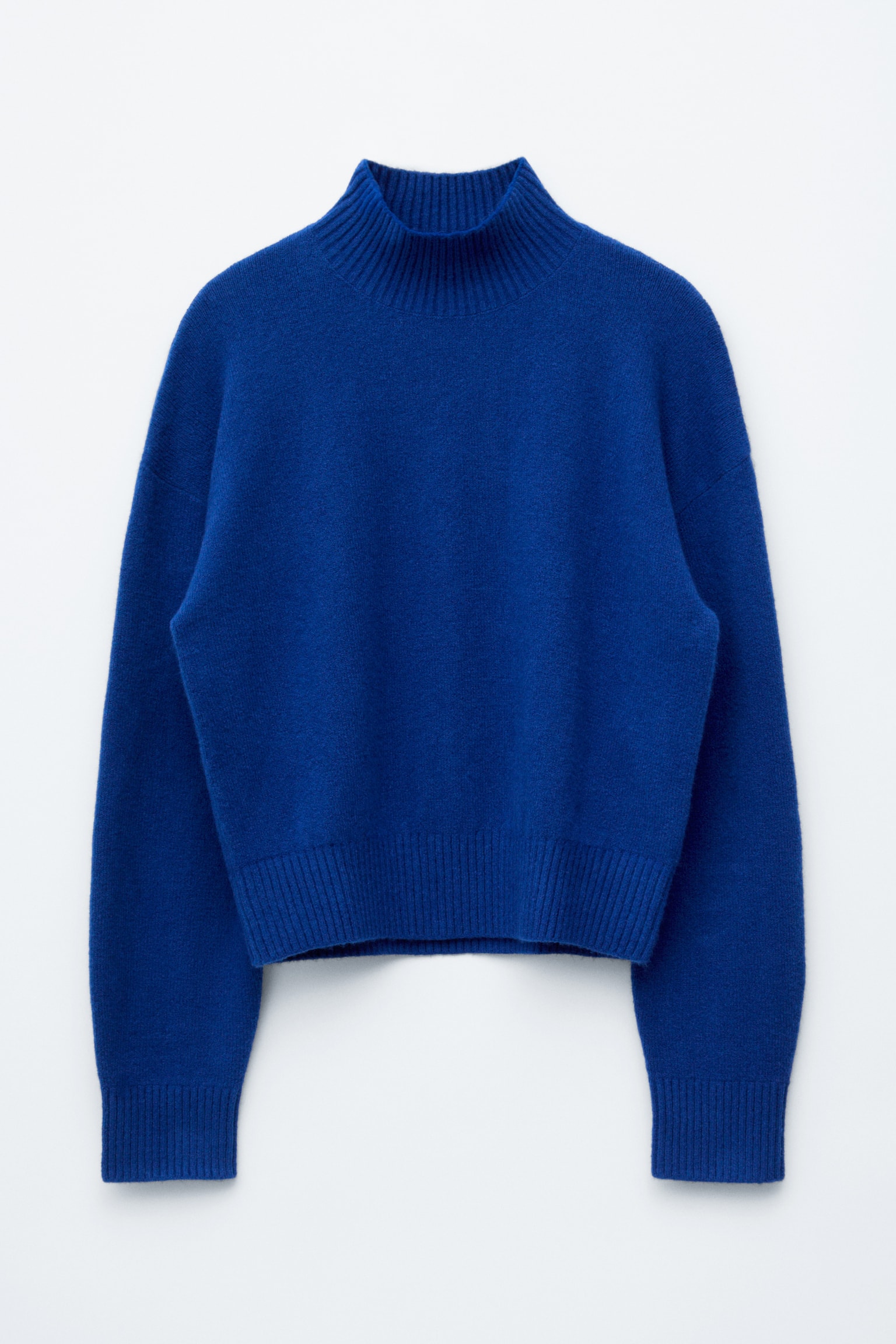 Genser med halv hals - Knallblå/Mørk mole/Rosa/Knallrød/Mørk beige - 2