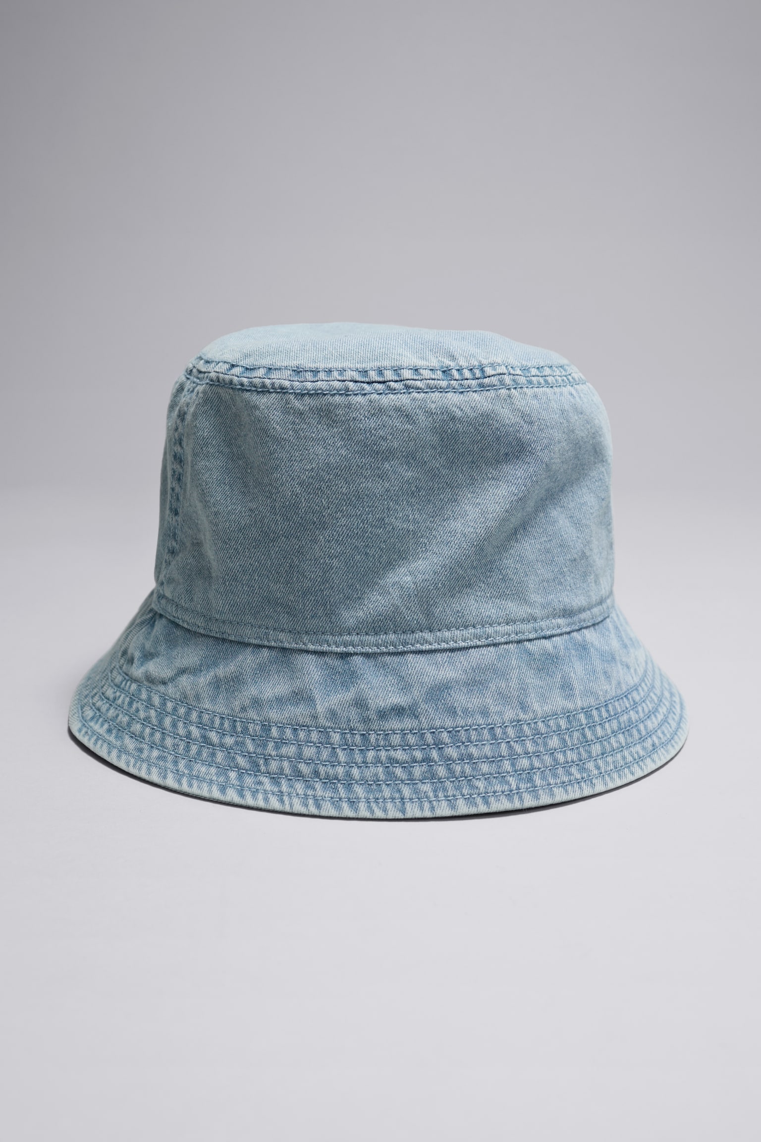 Denim Bucket Hat - Washed blue - 2