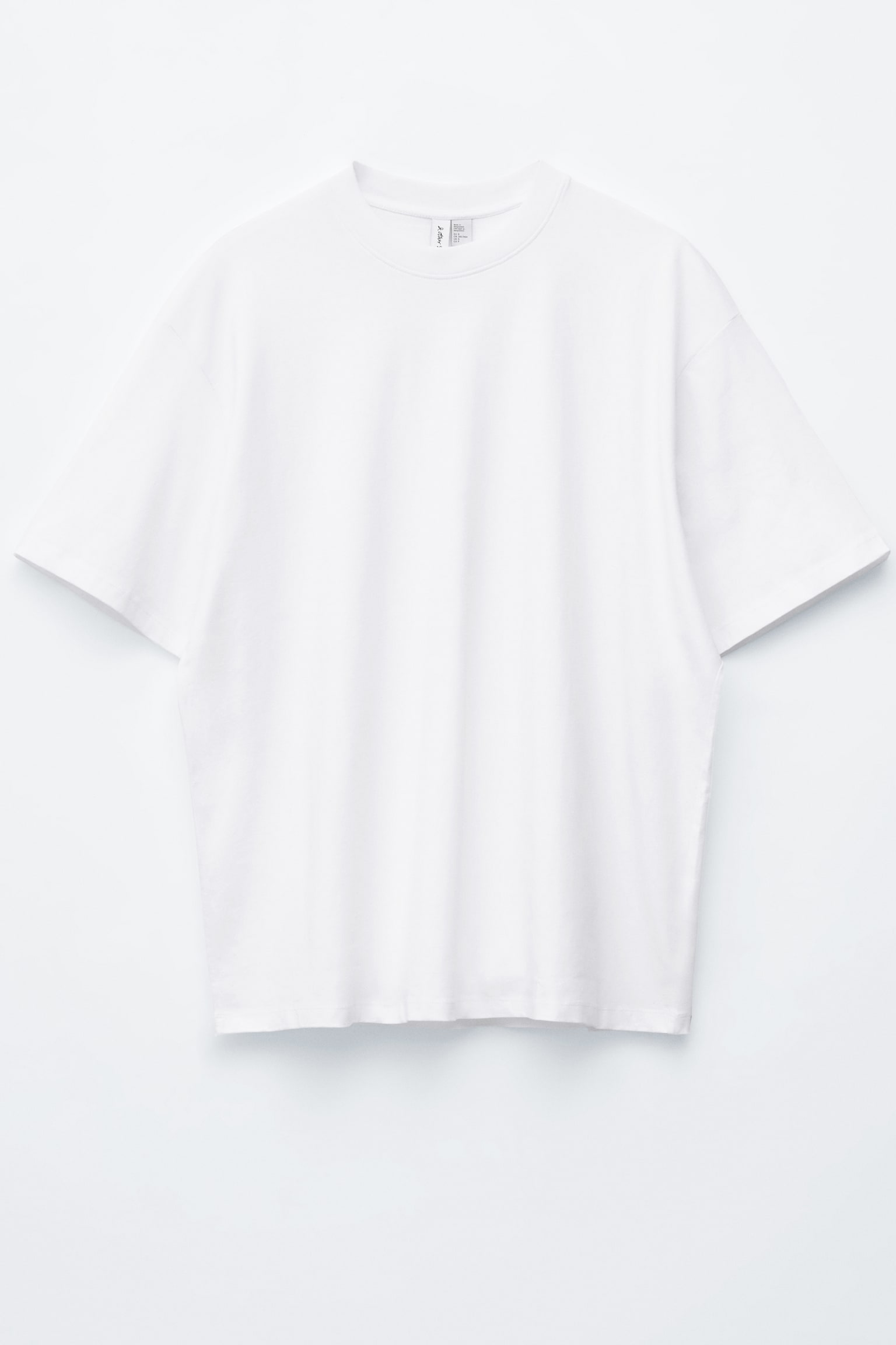 Oversized-T-Shirt aus Baumwolle - Weiß - 2