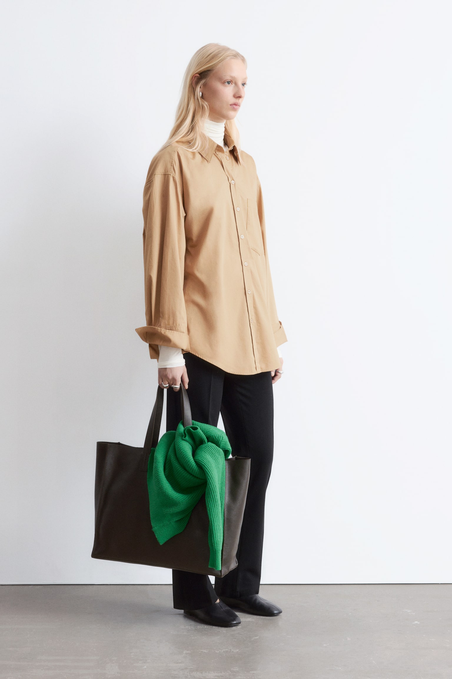 Camicia in cotone - Beige scuro/Righe rosa/rosso/Righe marrone/blu/Bianco/Righe - 3