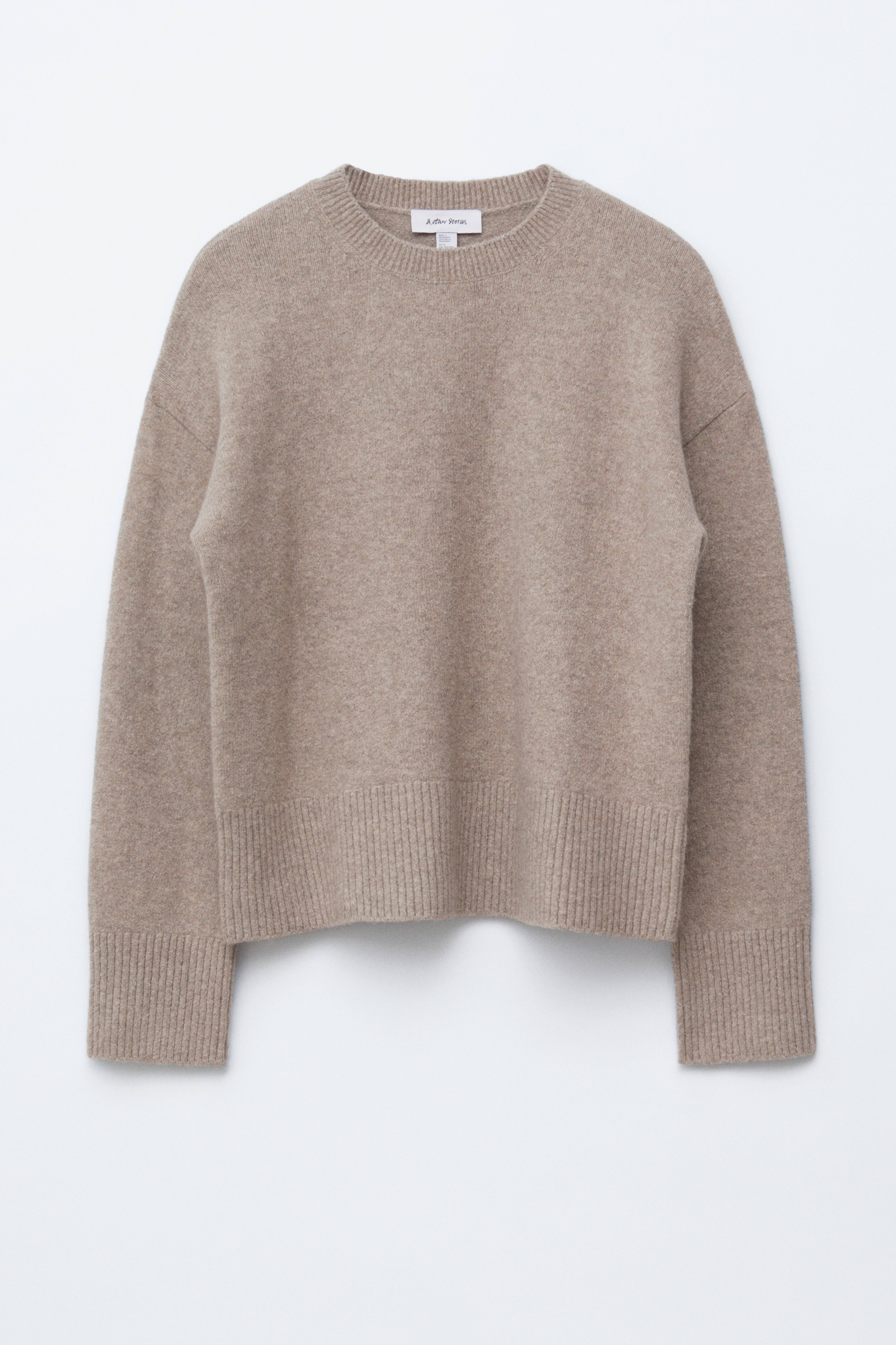 Maglione dalla vestibilità rilassata - Beige talpa/Bianco/Marrone scuro/Rosa polvere/Nero/Navy