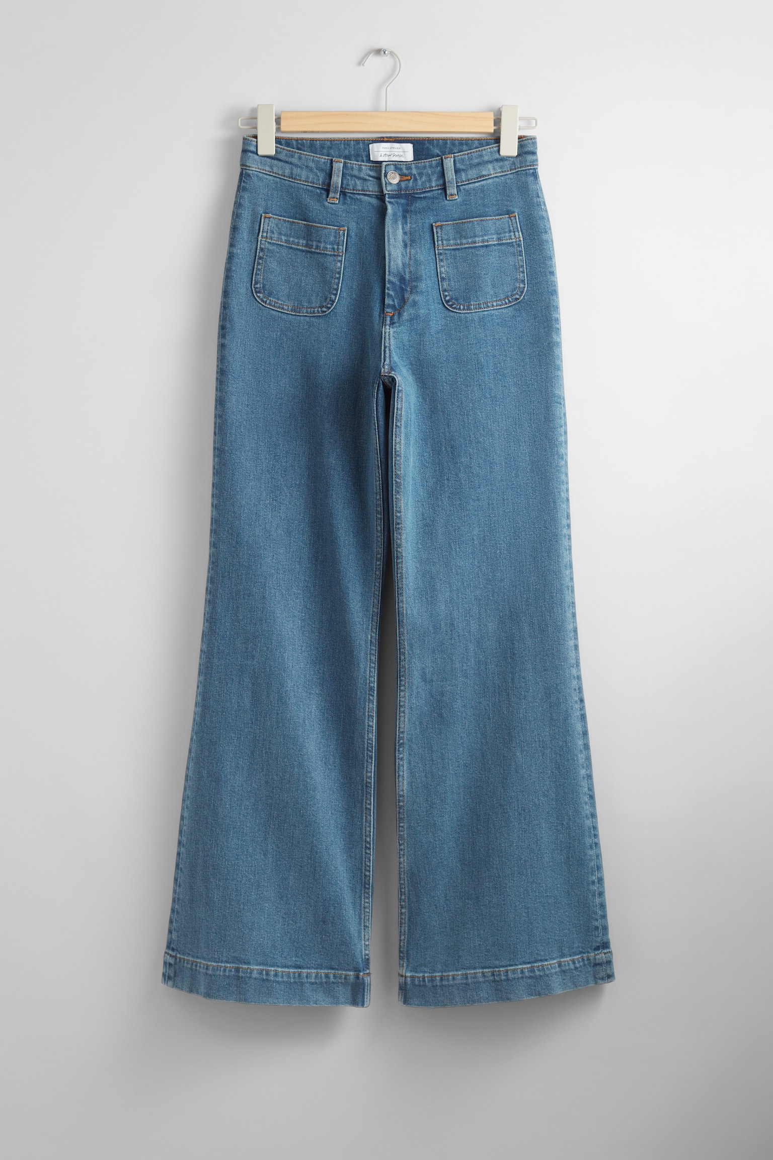 Flared Jeans - Mid Blue/New Blue - 1