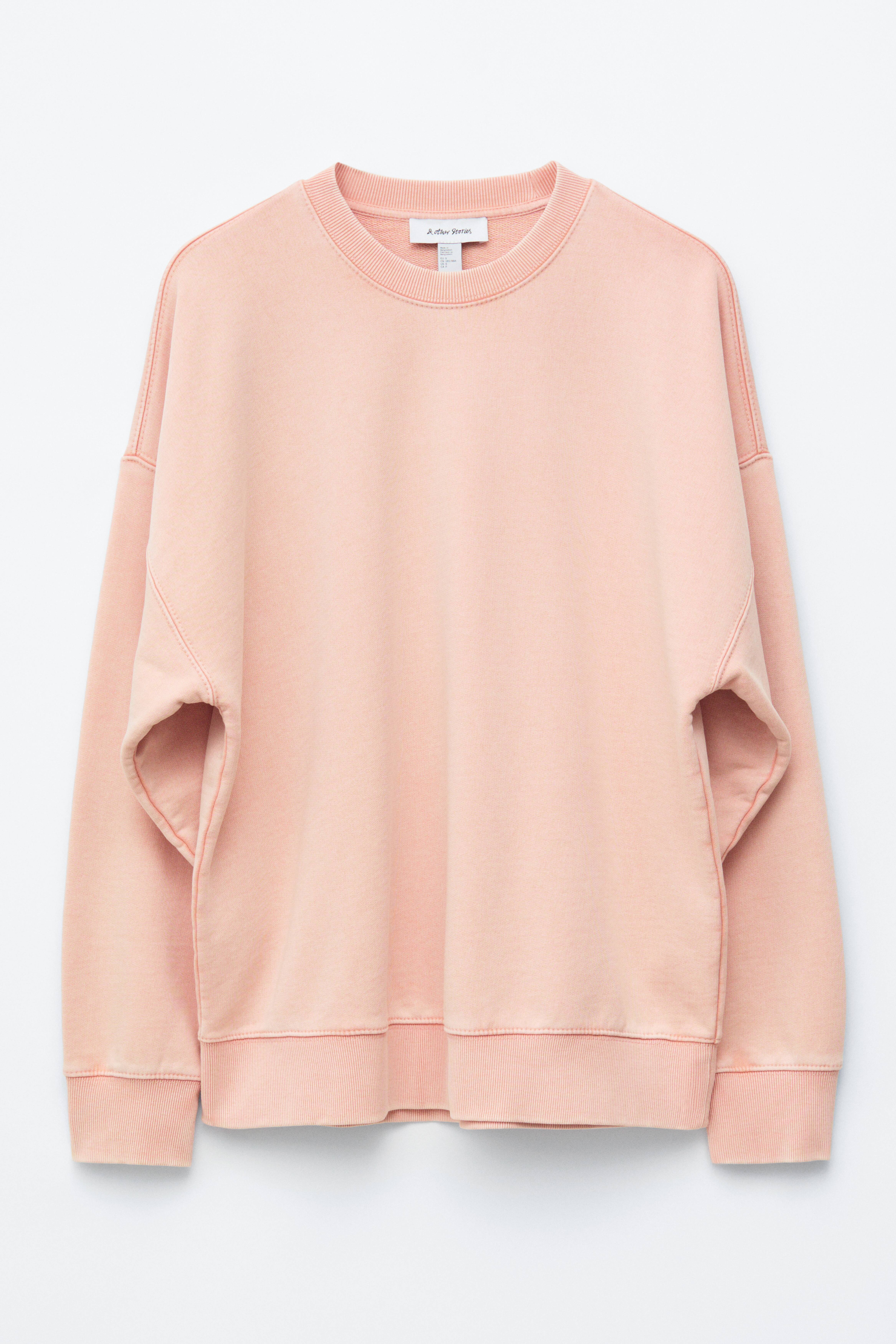 Oversized sweatshirt - Persika/orange