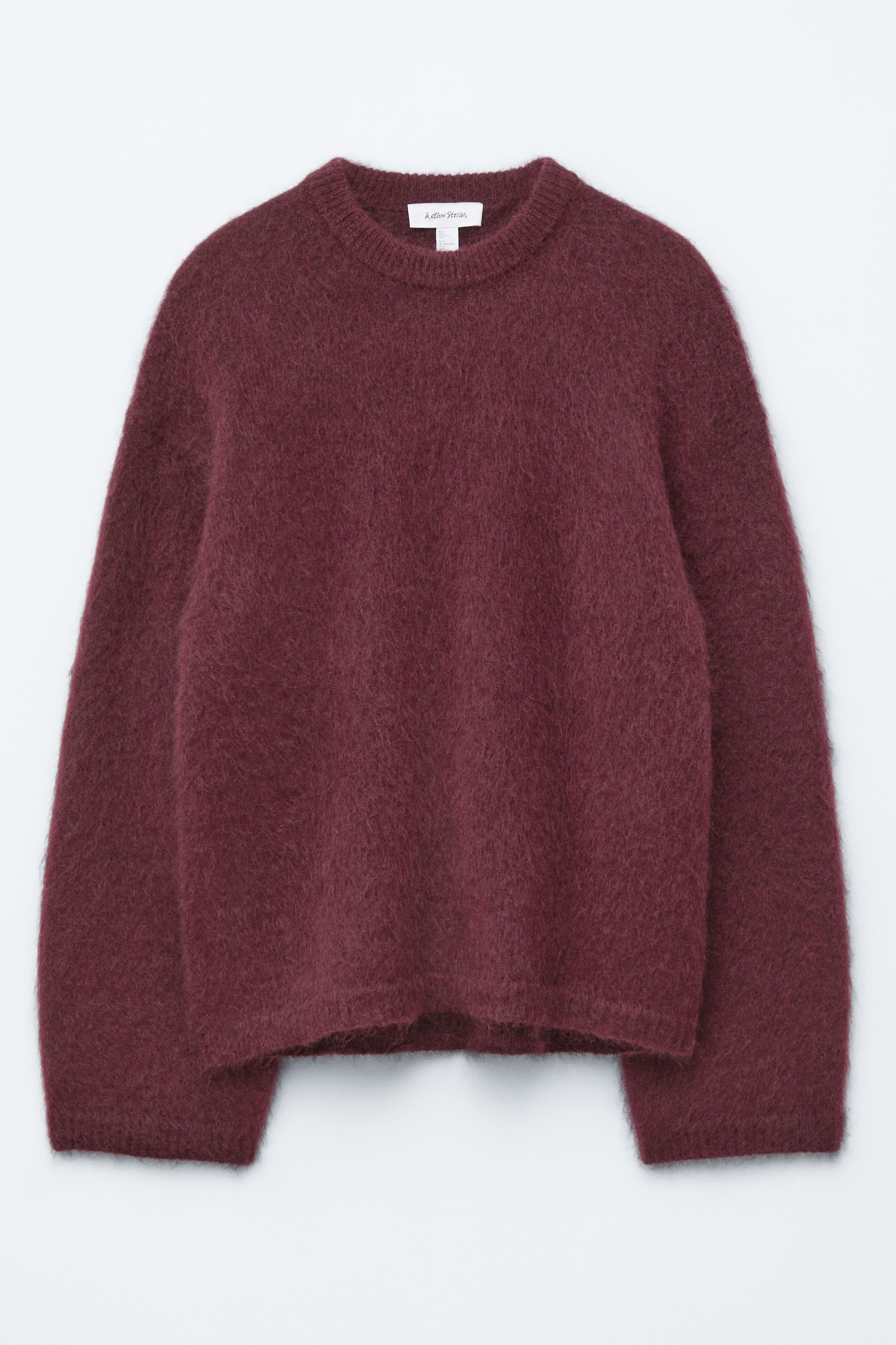 Maglione in misto mohair - Rosso scuro/Blu scuro/Grigio scuro/Marrone scuro/Talpa/Verde chiaro