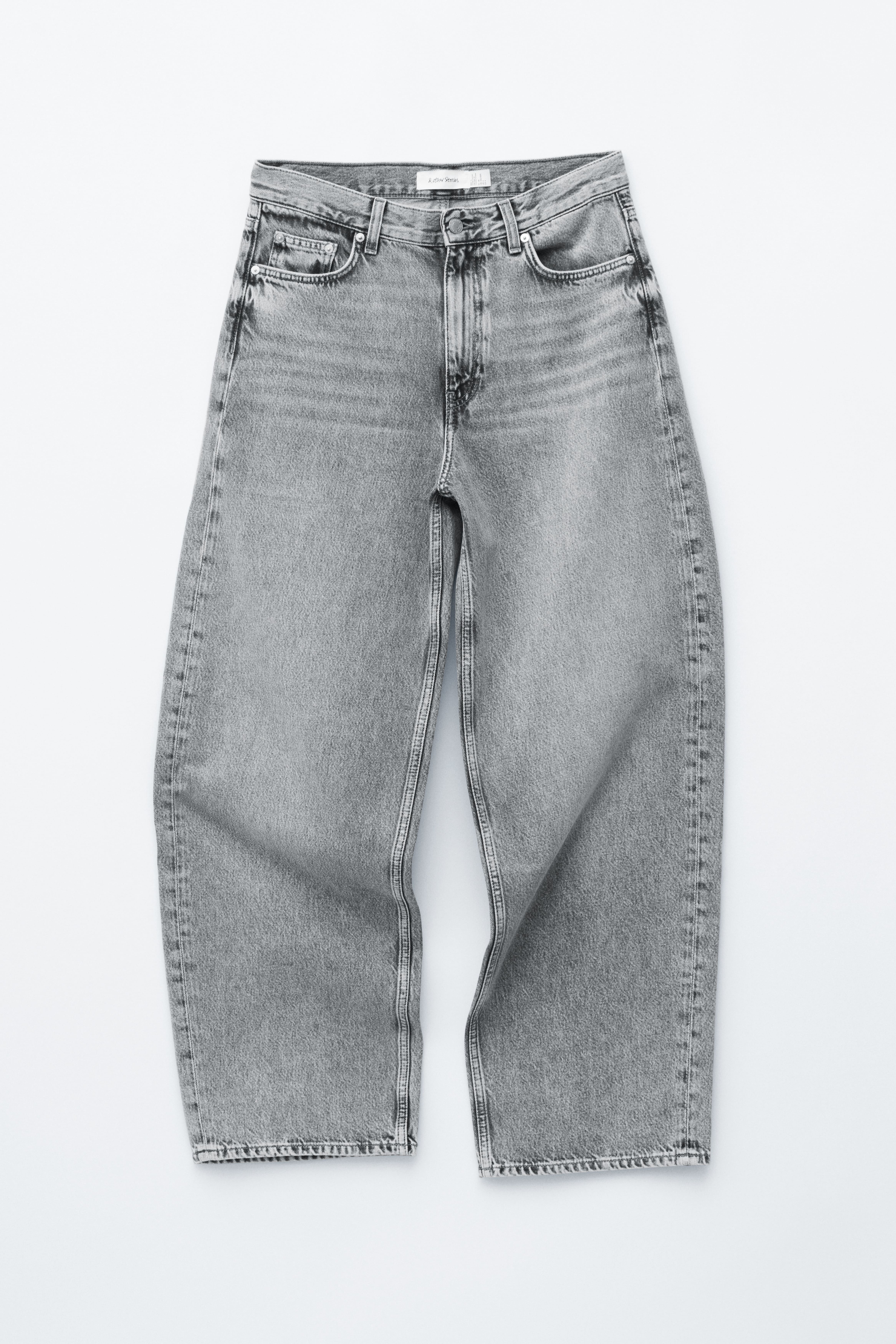 Baggy jeans - Ljusgrå