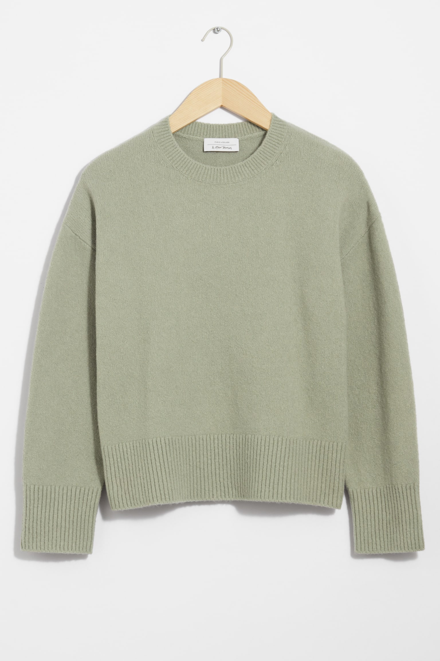 Relaxed Knit Jumper - Khaki/White/Red/Black/Pale Green/Green/Grey Melange/Navy/Bright Blue/Mole/Dark Green/Bright Pink/Mint - 2