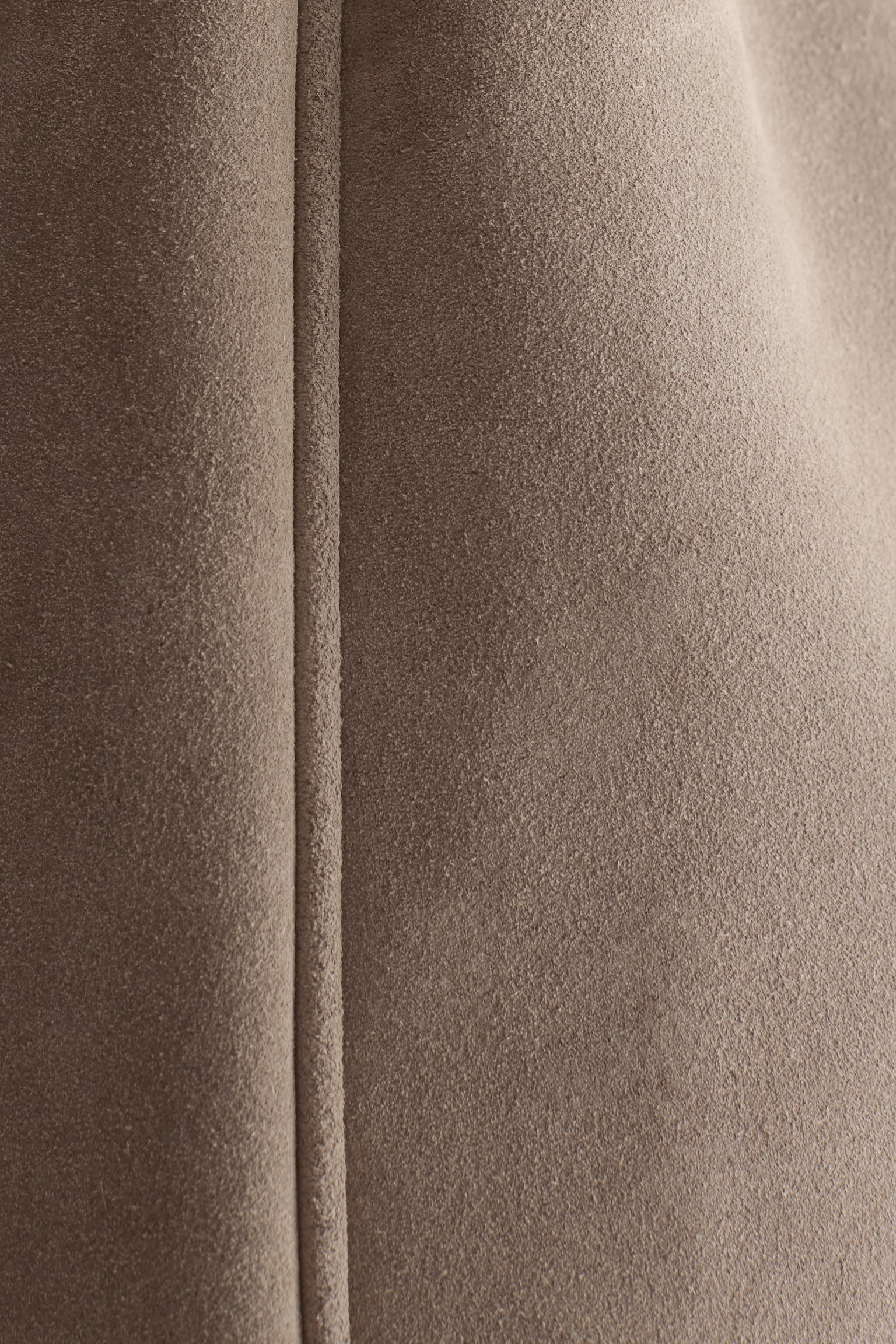 Große Tragetasche aus Veloursleder - Taupe/Dunkelrot/Braun/Dunkelgrau/Smaragdgrün/Hellblau/Rost - 5