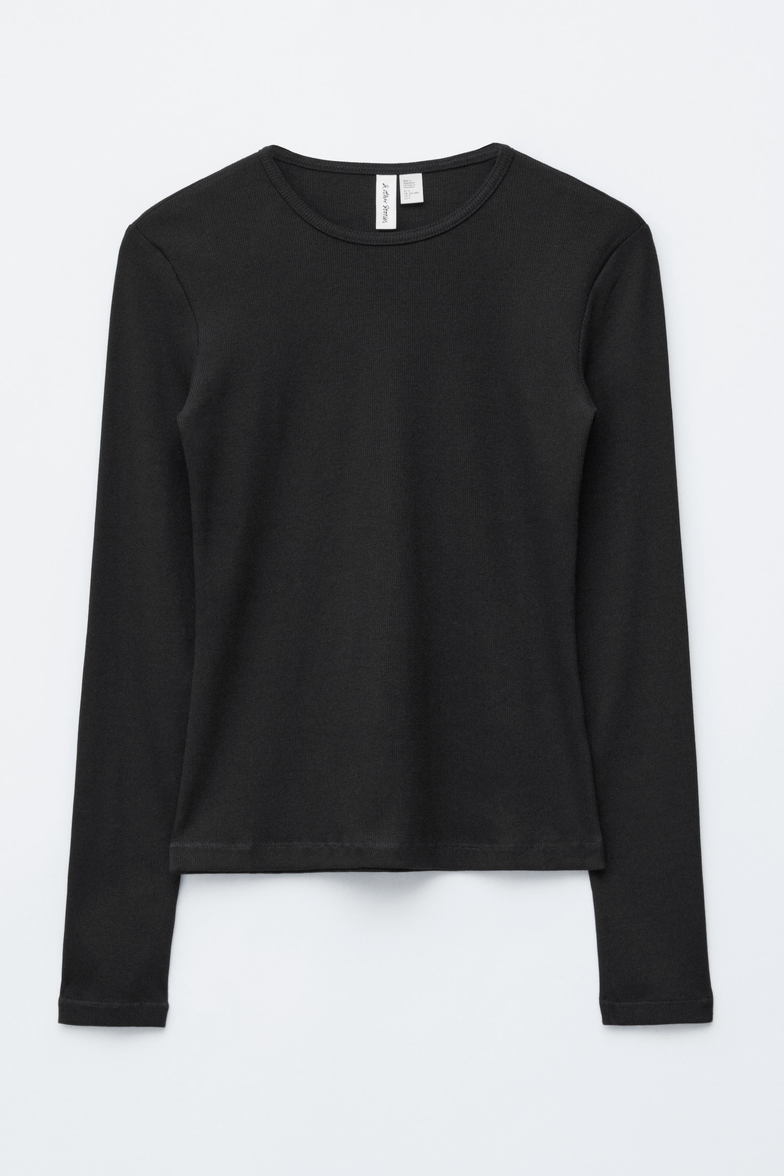 Haut côtelé à manches longues - Black/Marron foncé/Rayures beiges/noires/Blanc/Rayures brunes et blanches/Gris clair/Vert foncé - 2