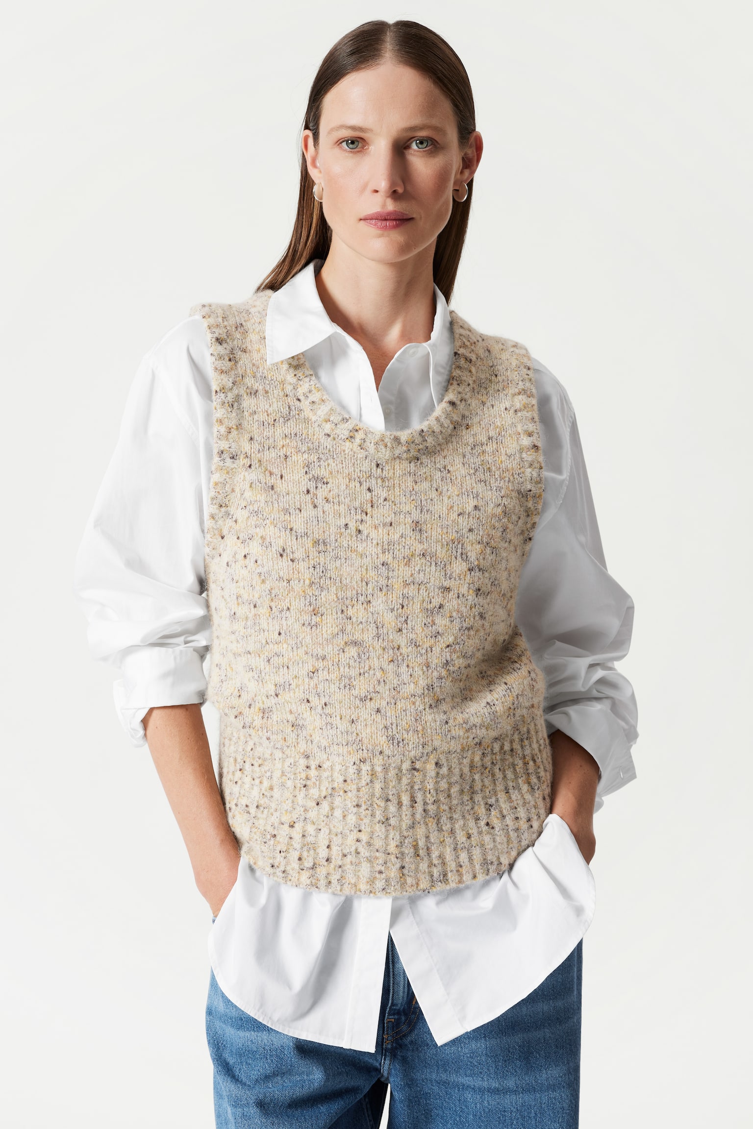 Knitted Vest - Mole - 1