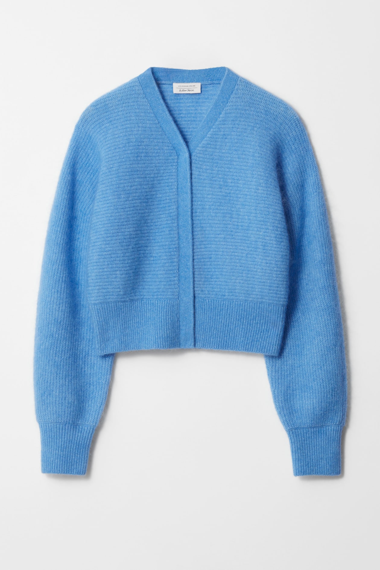 Nuha Gerippte Strickjacke in Blau main image 1