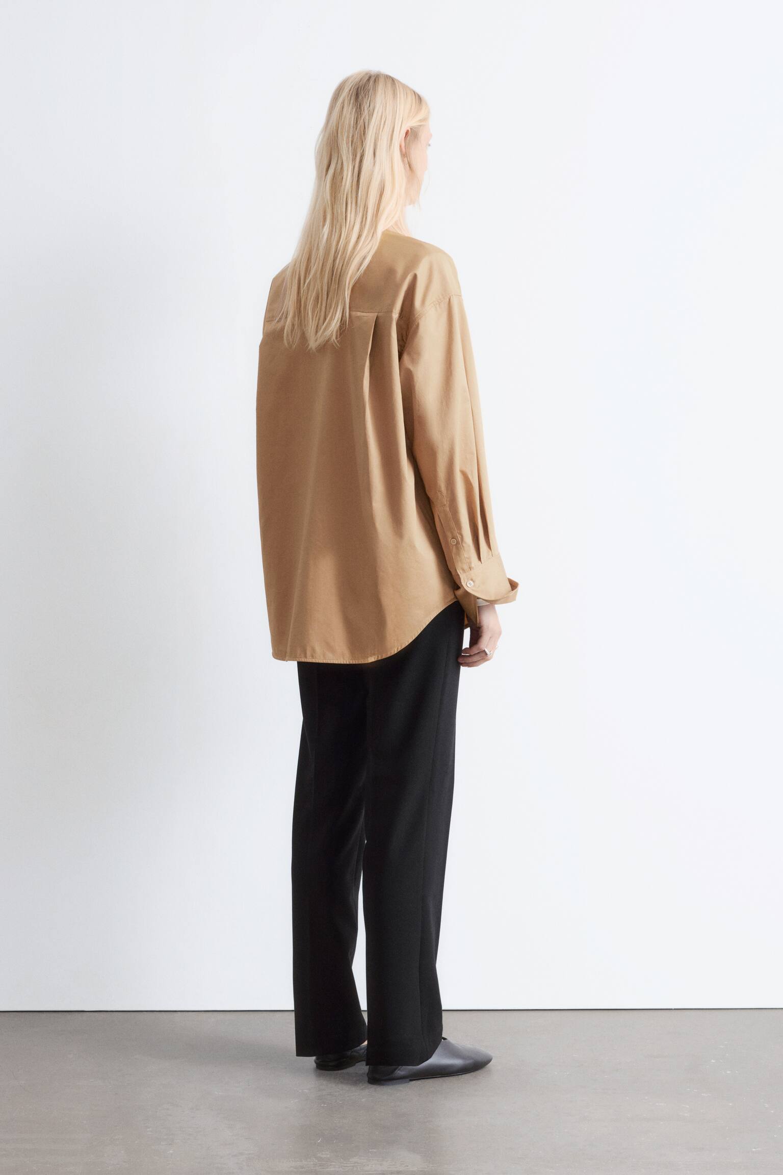 Camicia in cotone - Beige scuro/Righe rosa/rosso/Righe marrone/blu/Bianco/Righe - 8