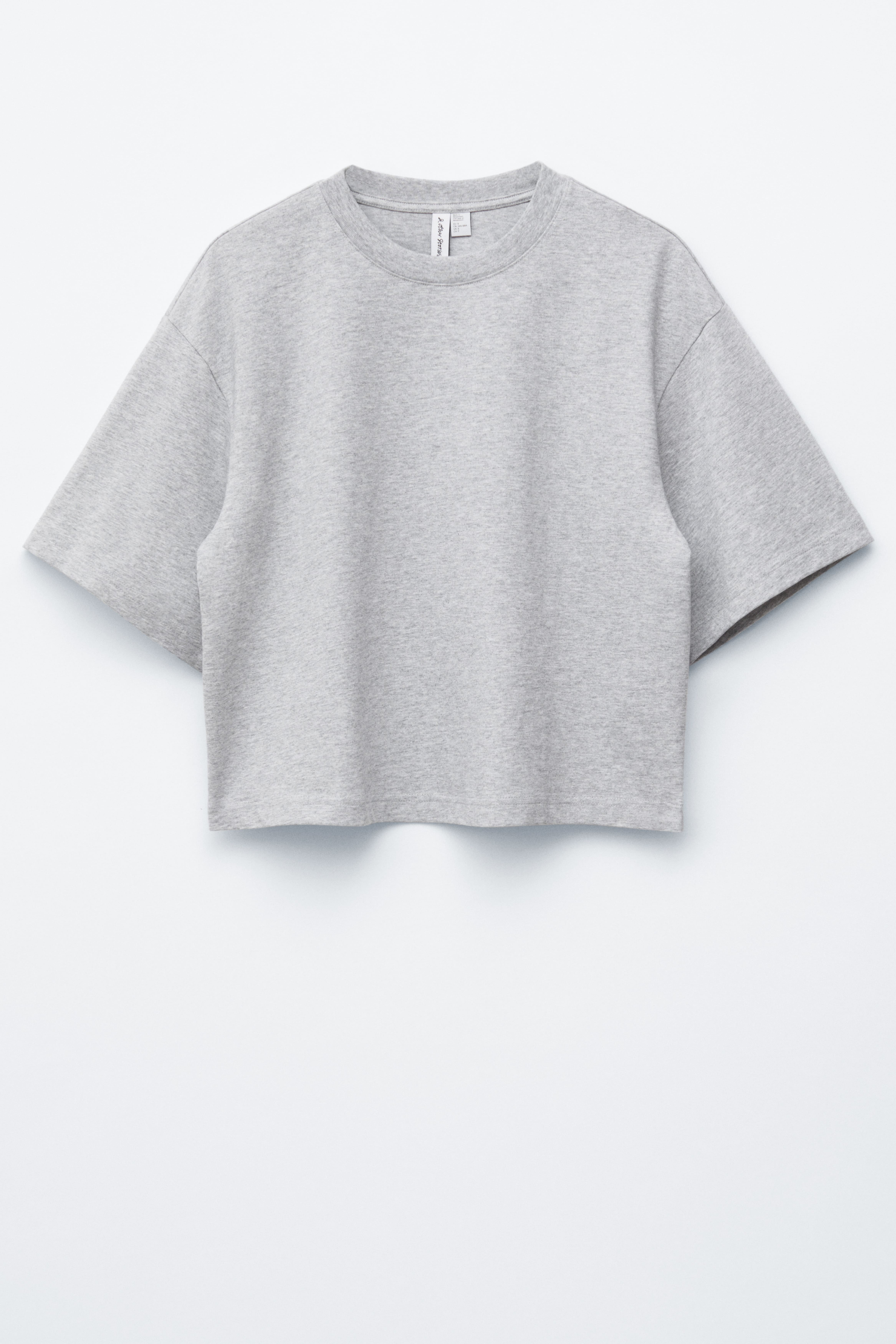 T-shirt boxy - Grigio/Marrone/Nero