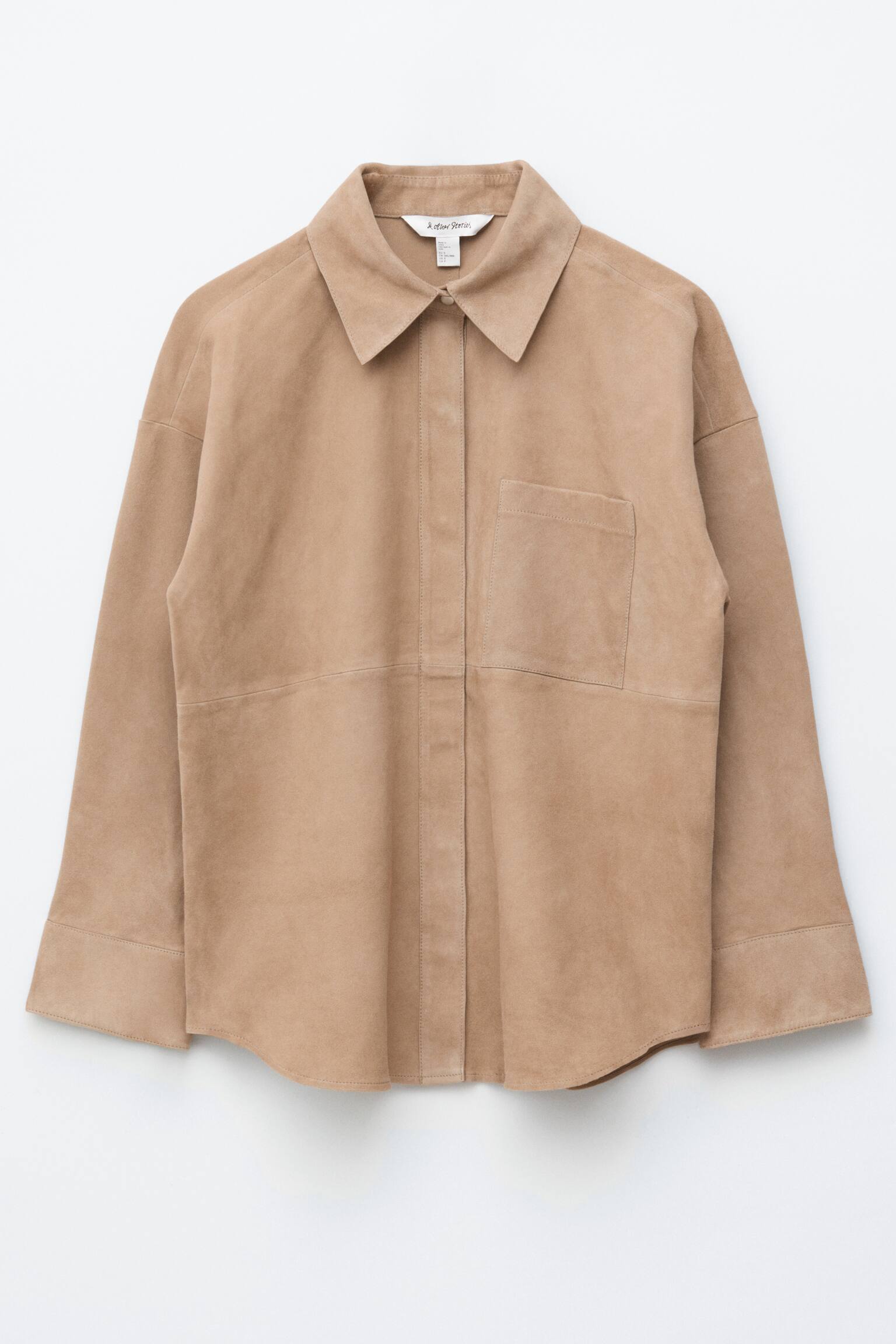 Suède overhemd - Beige - 2