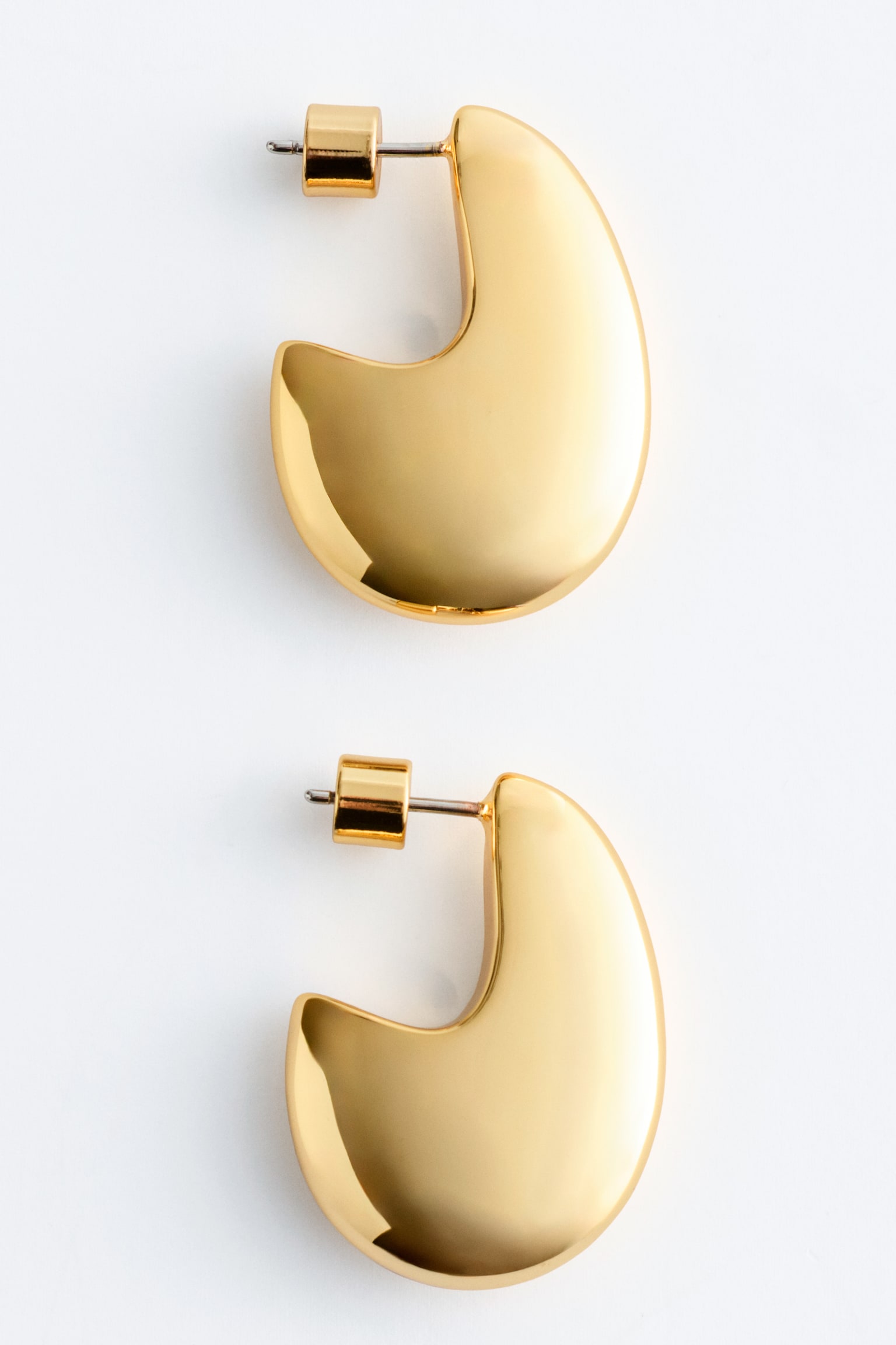 Chunky Droplet Earrings - Guld/Silver/Svart/Grön
