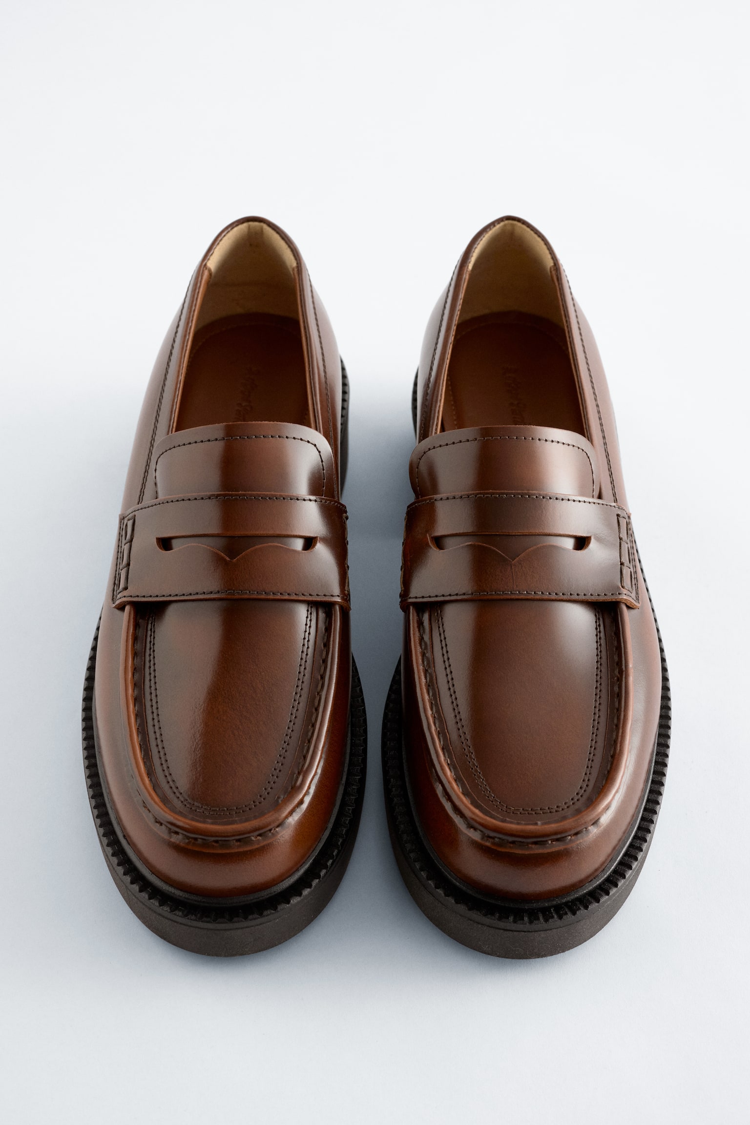 Markante Loafers aus Leder - Braun/Schwarz/Dunkelbraun - 5