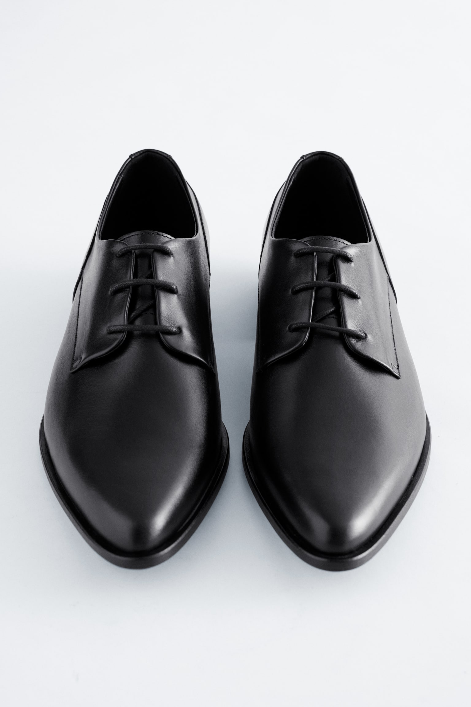 Leren Derby-schoenen - Zwart - 5
